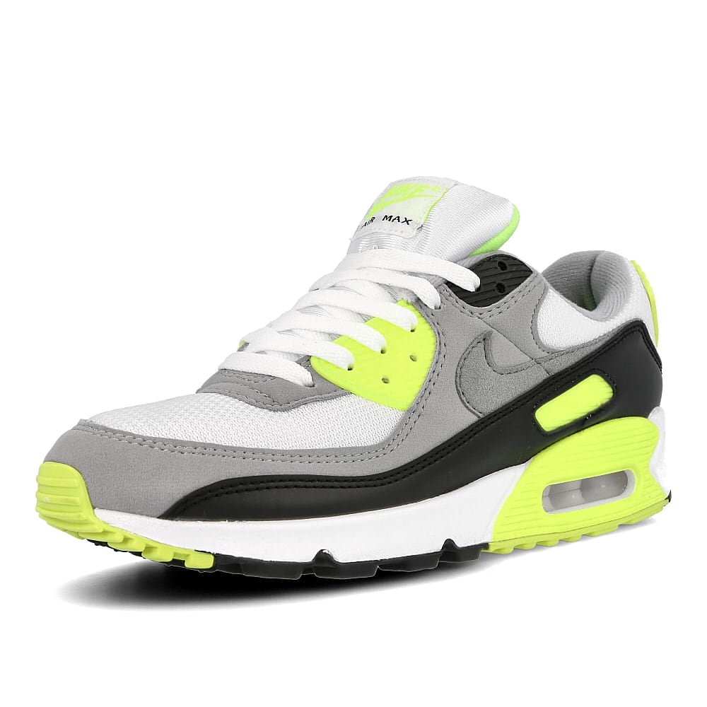 Nike air max 90 White / Particle Grey - Volt - Black Detailfoto | Overkill