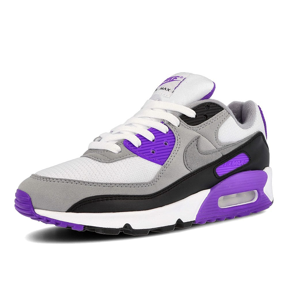 Nike air max 90 White / Particle Grey - Hyper Grape - Black Detailfoto | Overkill
