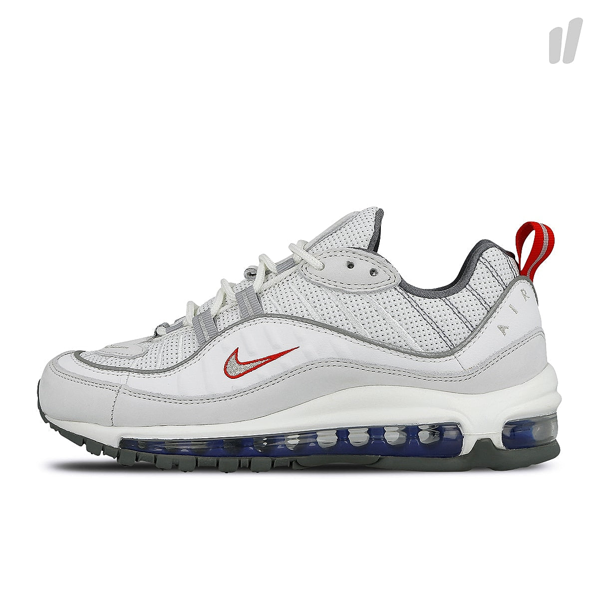 Nike air max 98 Summit White-Metallic Silver Sneakers CD1538 100 | Overkill
