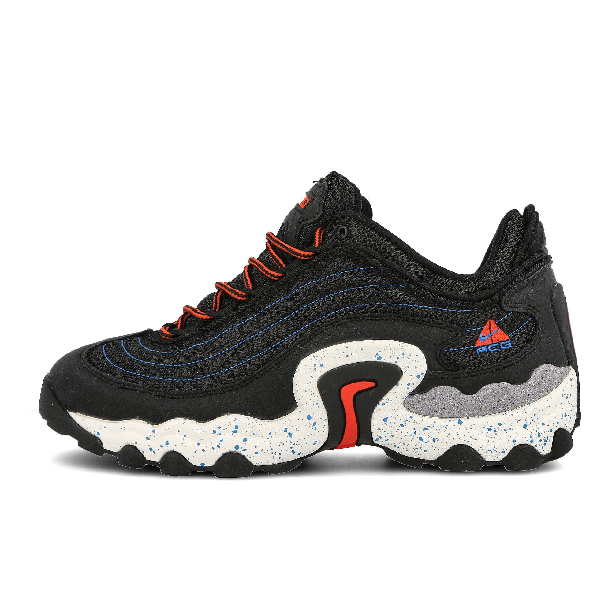 Nike acg air skarn Black-Habanero Red - Imperial Blue Low Top Sneakers CD2189 001 | Overkill
