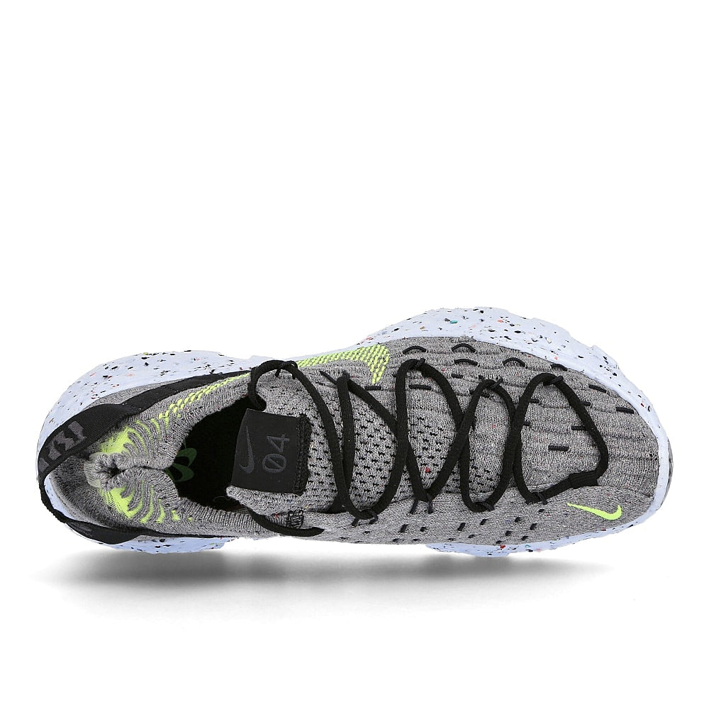 Nike wmns space hippie 04 Grey / Volt - Black - Dark Smoke Grey Detail view 1 | Overkill