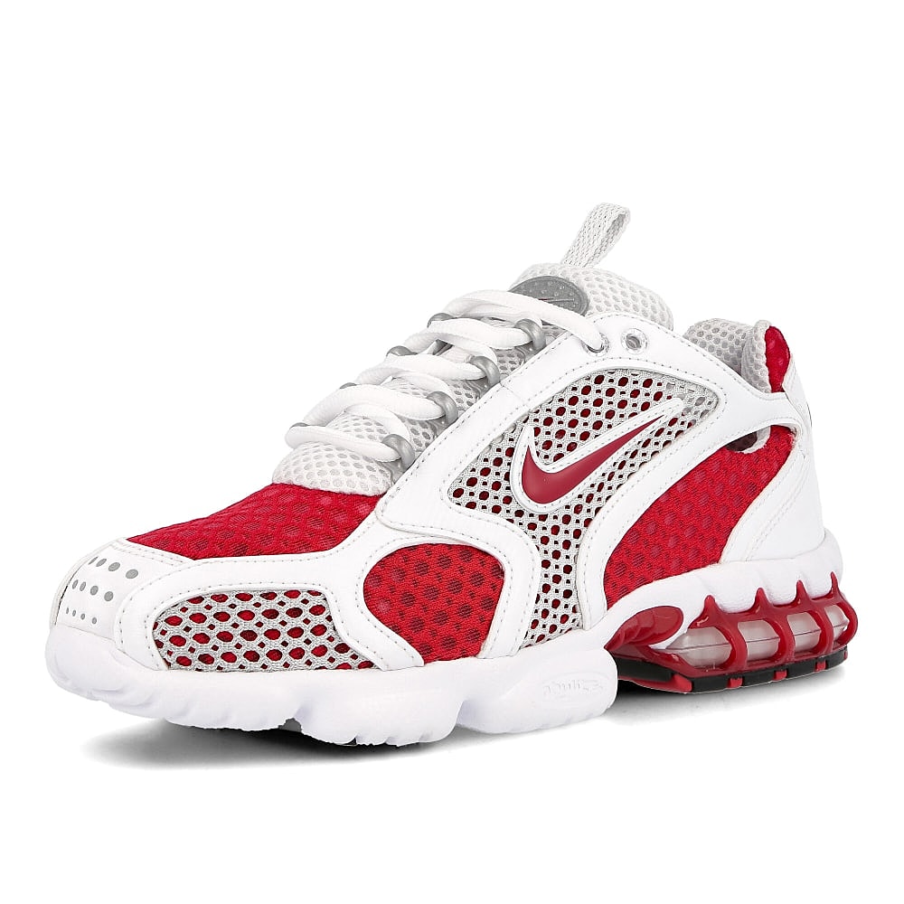 Nike wmns air zoom spiridon cage 2 Cardinal Red / Cardinal Red - White Detailfoto | Overkill