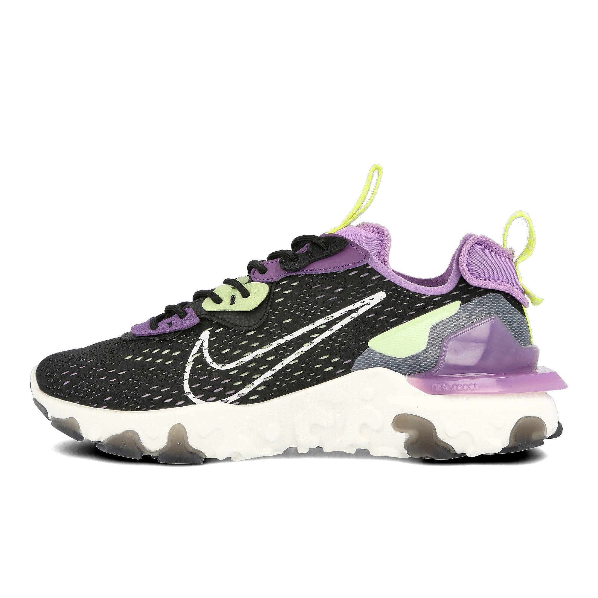 Nike react vision Black-Sail - DK Smoke Grey - Gravity Purple Sneakers CD4373 002 | Overkill