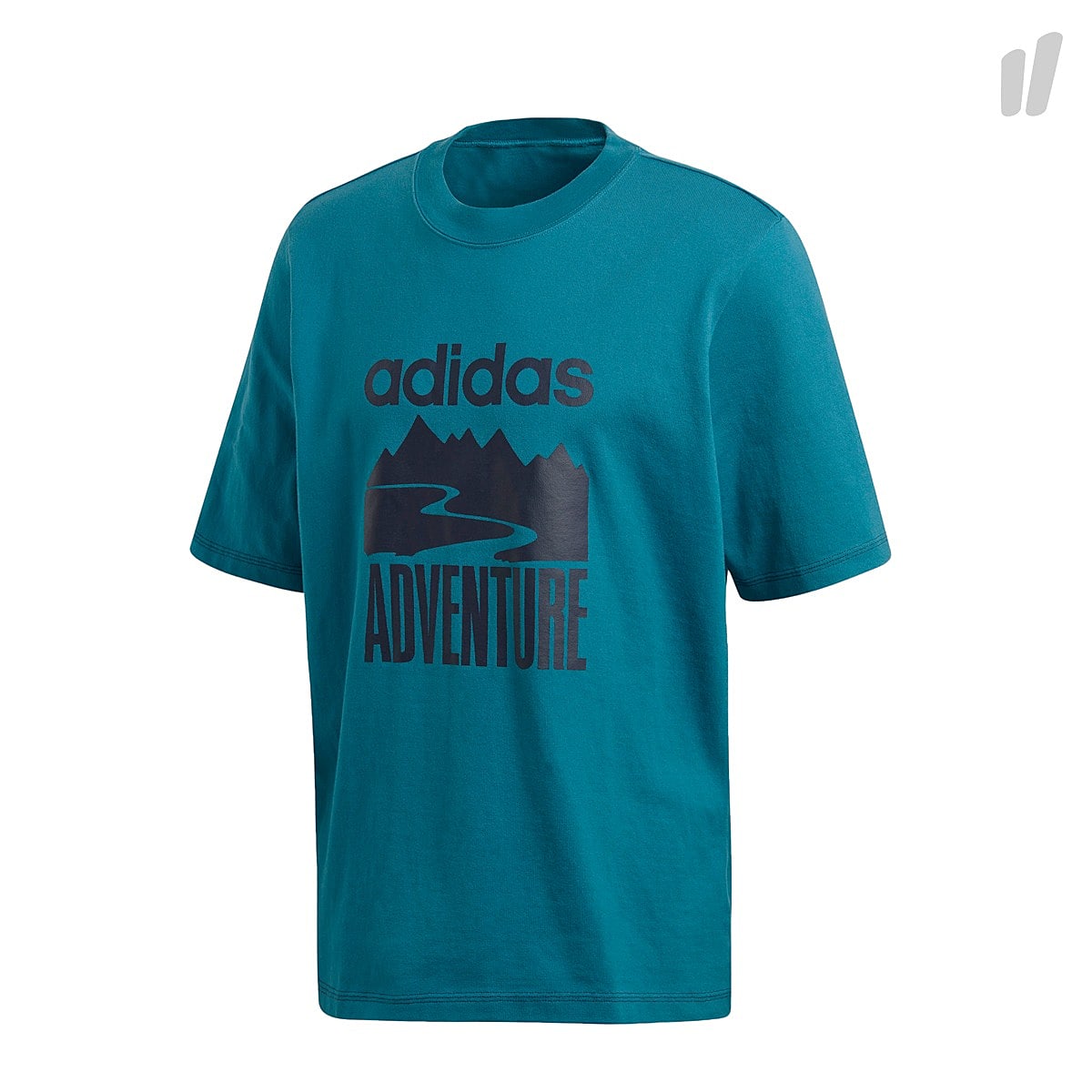adidas Adventure Tee Real Teal T-Shirts CD6813 | Overkill