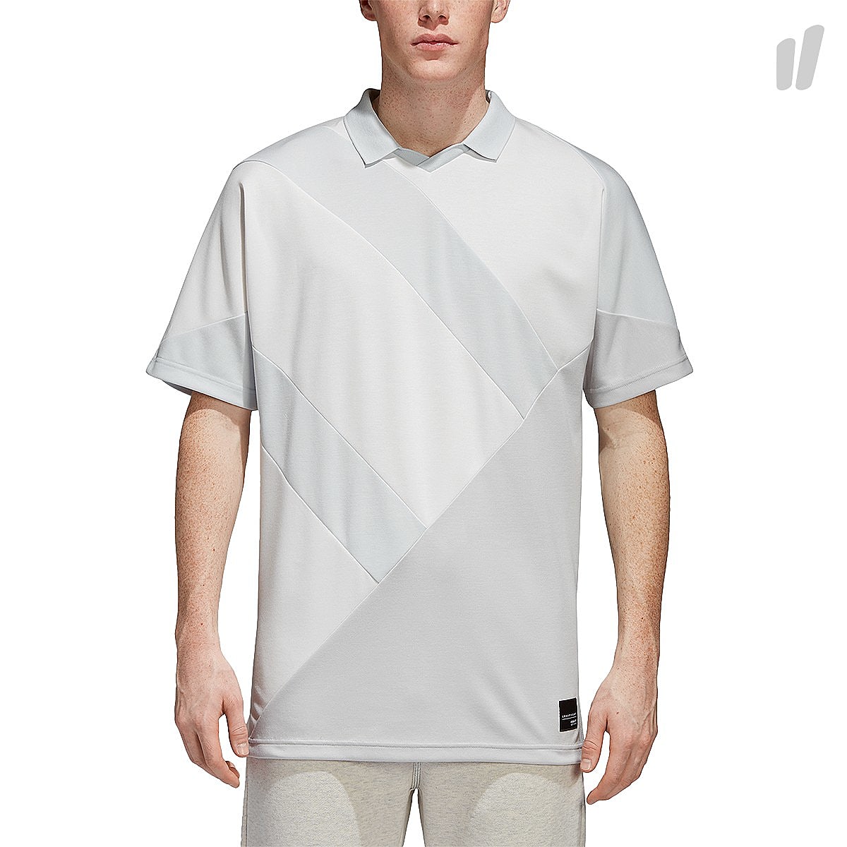 adidas Equipment 18 SS Polo Shirt Grey One Polo Shirts CD6847 | Overkill