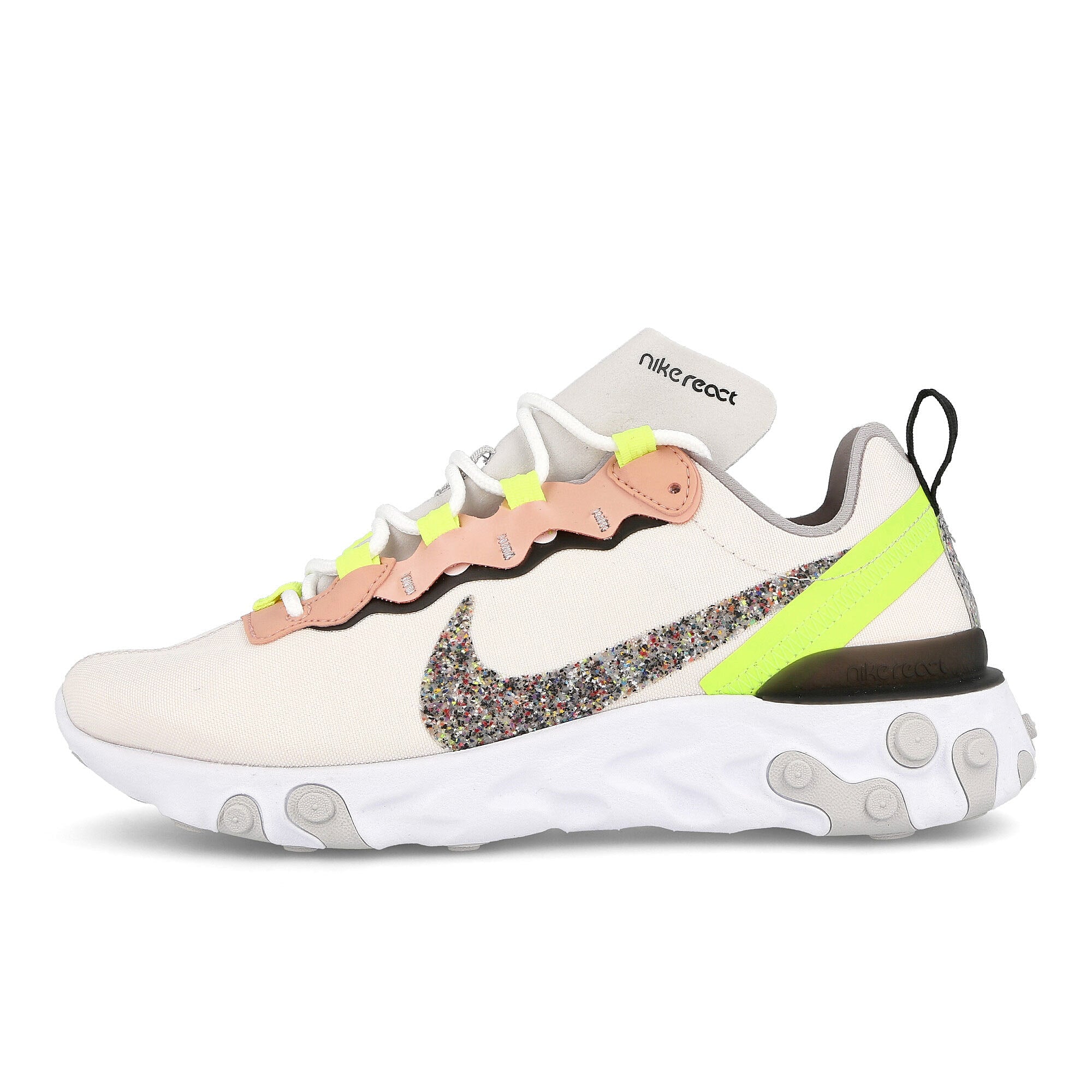 Nike wmns react element 55 premium Light Soft Pink-Atmosphere Grey - Black Sneakers CD6964 600 | Overkill