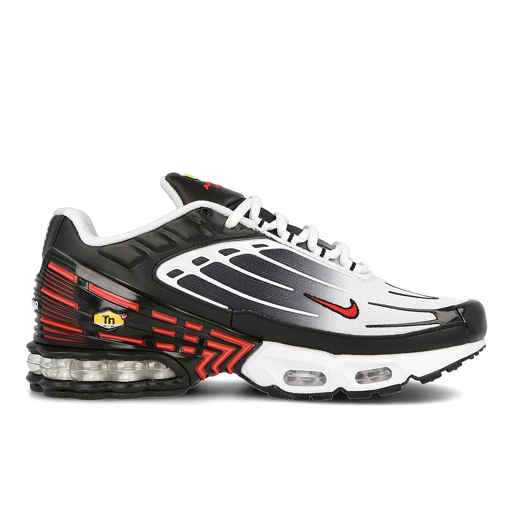 Nike air max plus iii Black-University Red - White - Black Sneakers Silhouette | Overkill