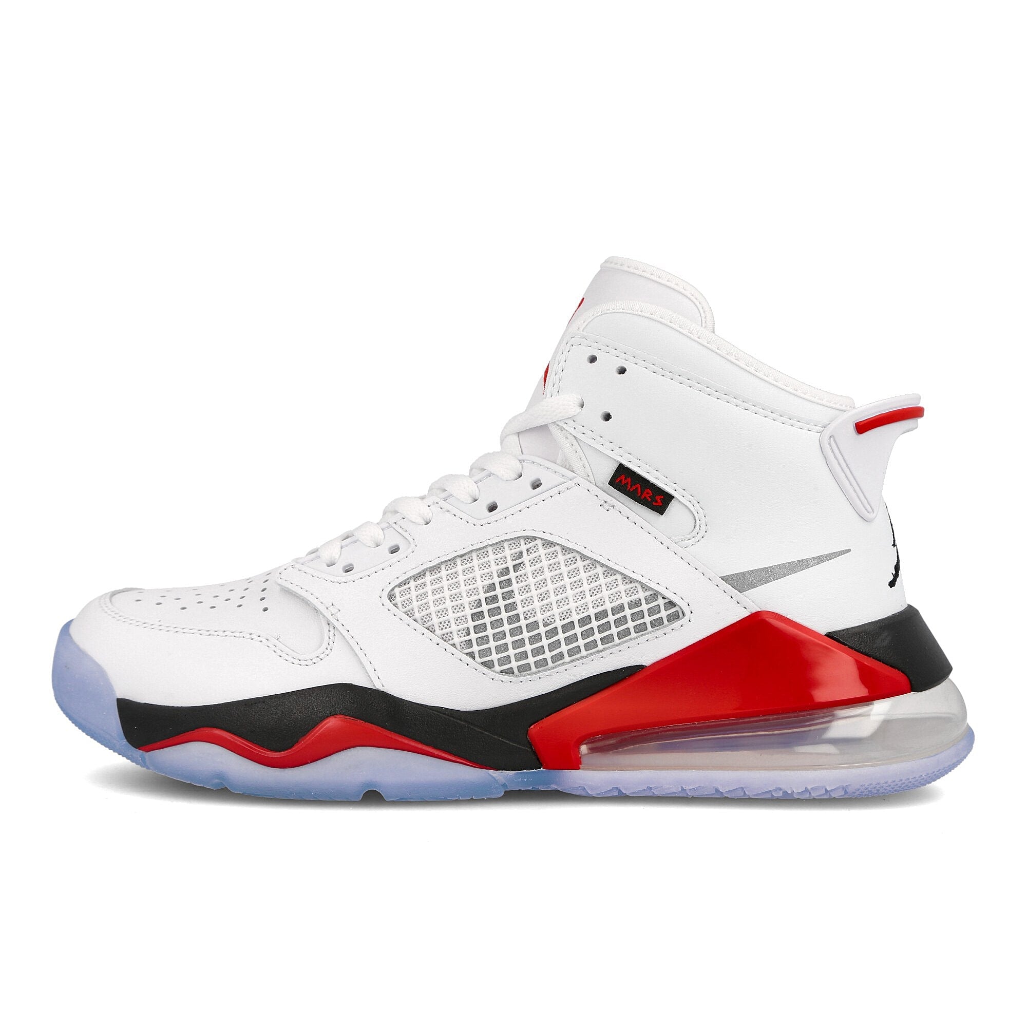 Jordan Air Jordan Mars 270 White / Reflect Silver - Fire Red - Black High Top Sneakers CD7070 100 | Overkill