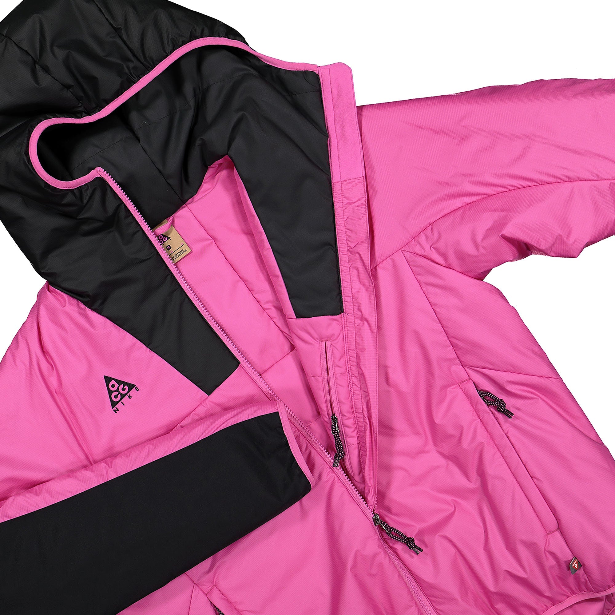 Nike ACG PrimaLoft Hooded Jacket Active Fuchsia / Black / Black Jackets Close-up | Overkill