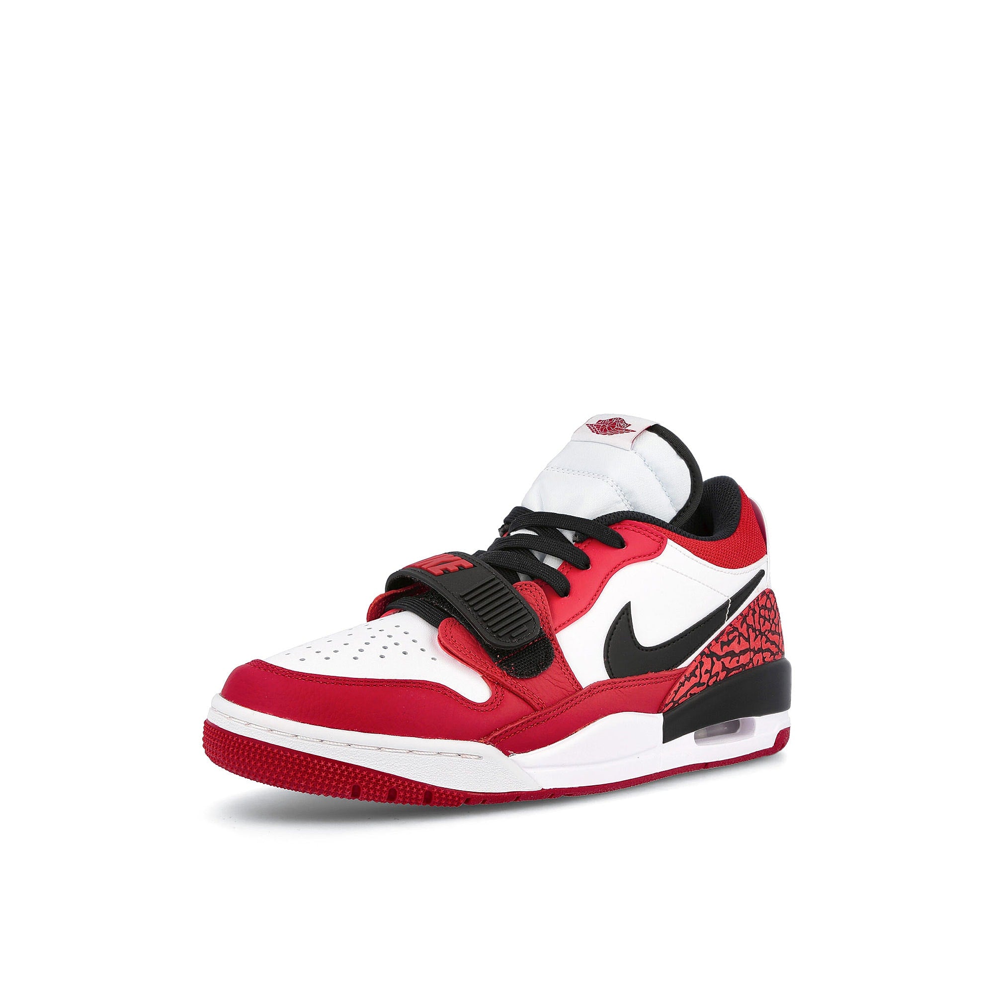Jordan Air Jordan Legacy 312 Low GS White / Black - Gym Red Sneakers Close Up | Overkill