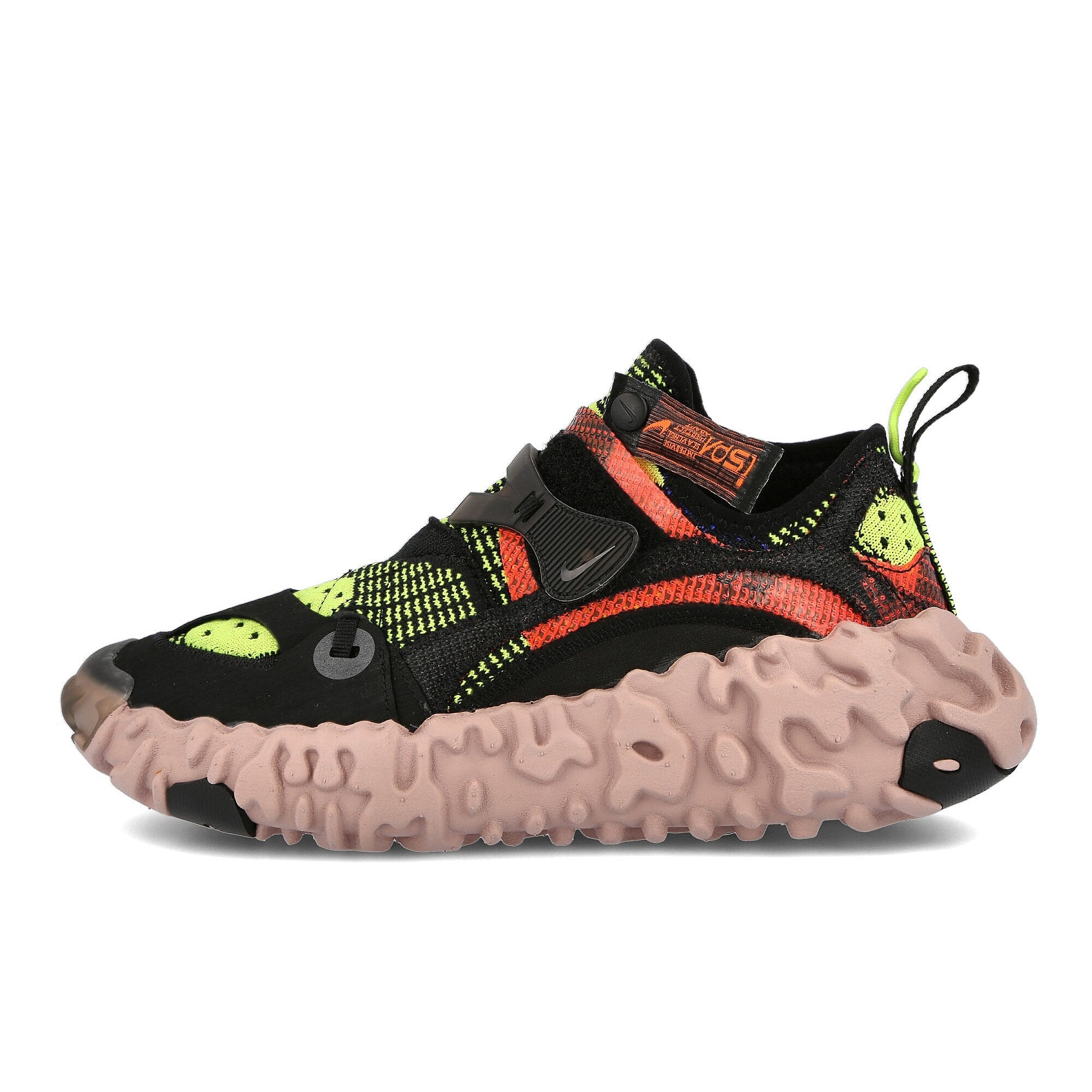 Nike overreact flyknit ispa Black / Hyper Crimson - Volt - Stone Mauve CD9664 001 | Overkill