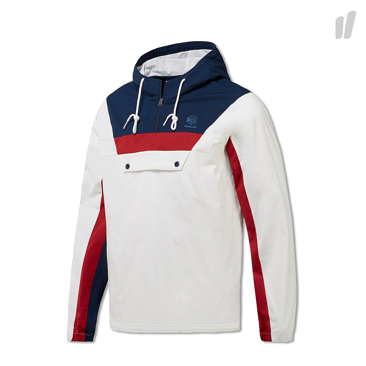Reebok EF 1/2 FZ Anorak Jacket White Jackets CE5073 | Overkill