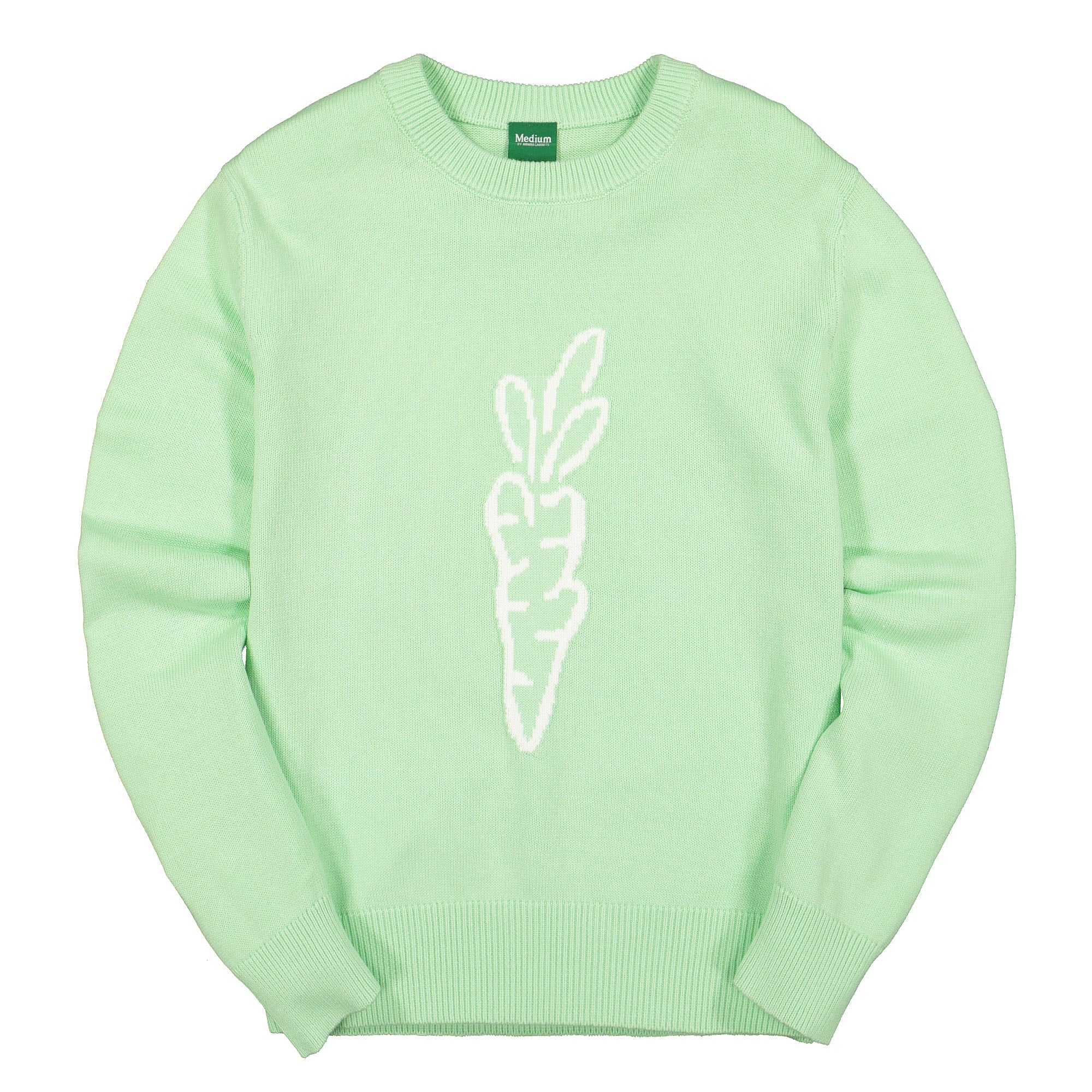 Carrots Knit Sweater Green Sweatshirts CF19-CKS | Overkill