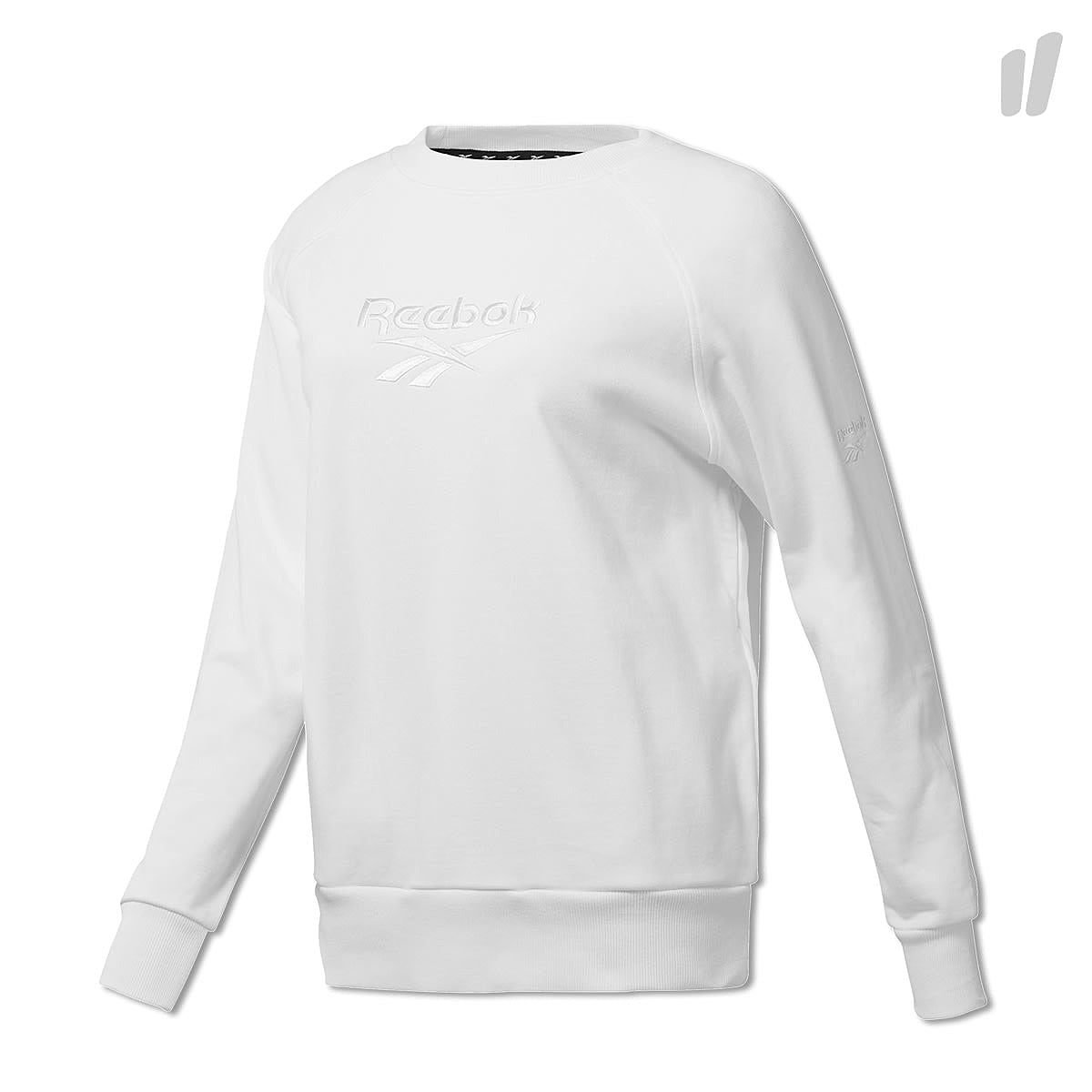 Reebok Wmns Lost & Found Cotton Cover Up Sweat-Shirt White Sweatshirts CF3952 | Overkill
