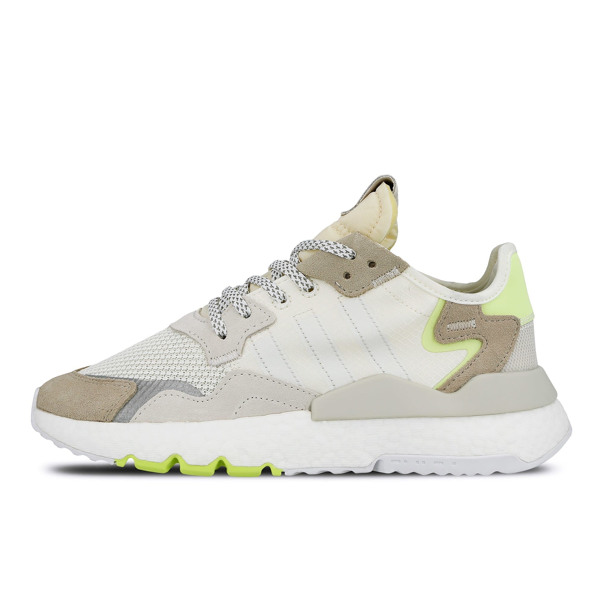 adidas nite jogger Off White-Footwear White-Hi Res Yellow Sneakers CG6098 | Overkill