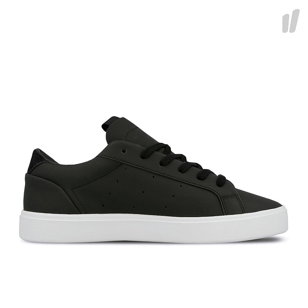 adidas wmns sleek Core Black-Core Black-Crystal White Sneakers Silhouette | Overkill