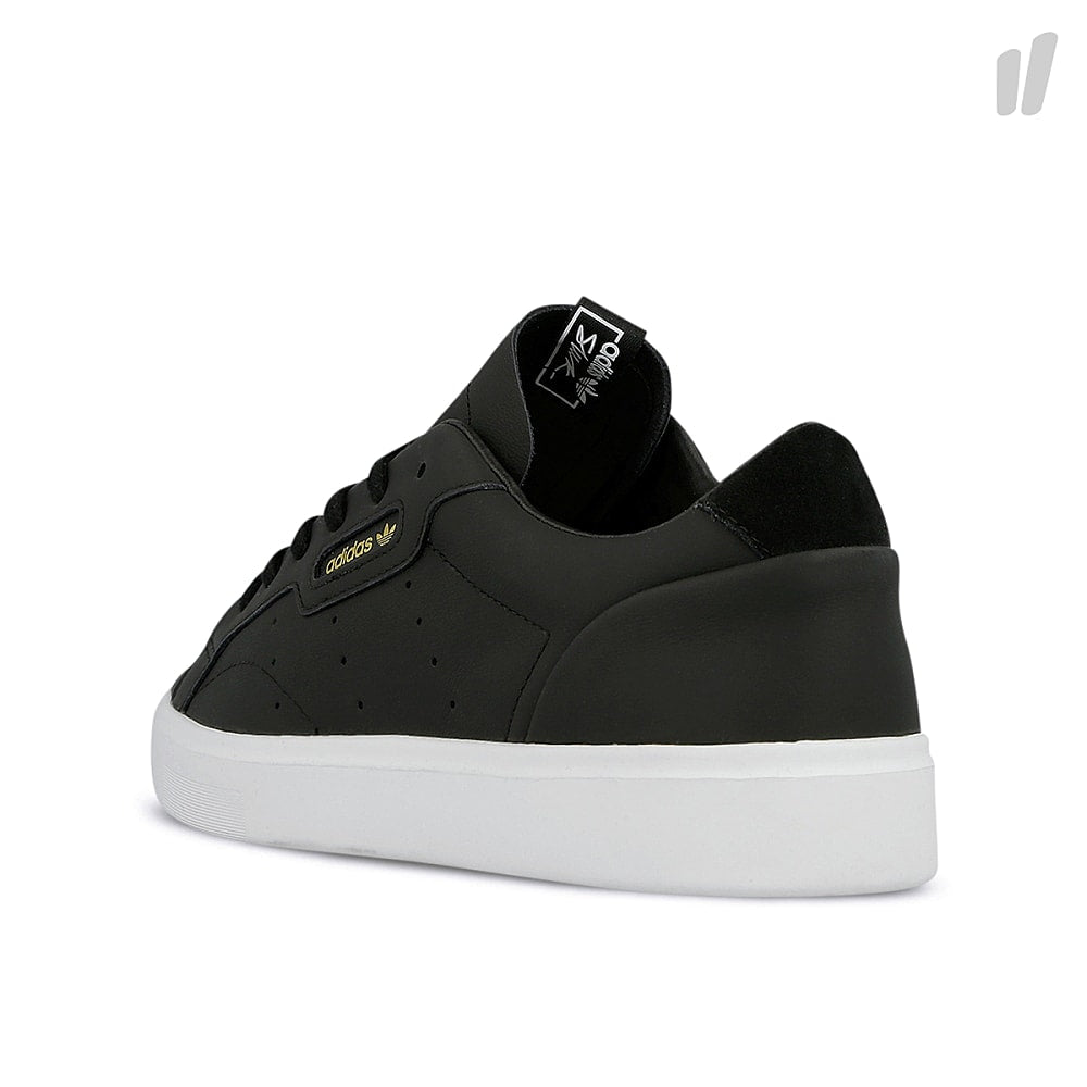 adidas wmns sleek Core Black-Core Black-Crystal White Sneakers Material | Overkill