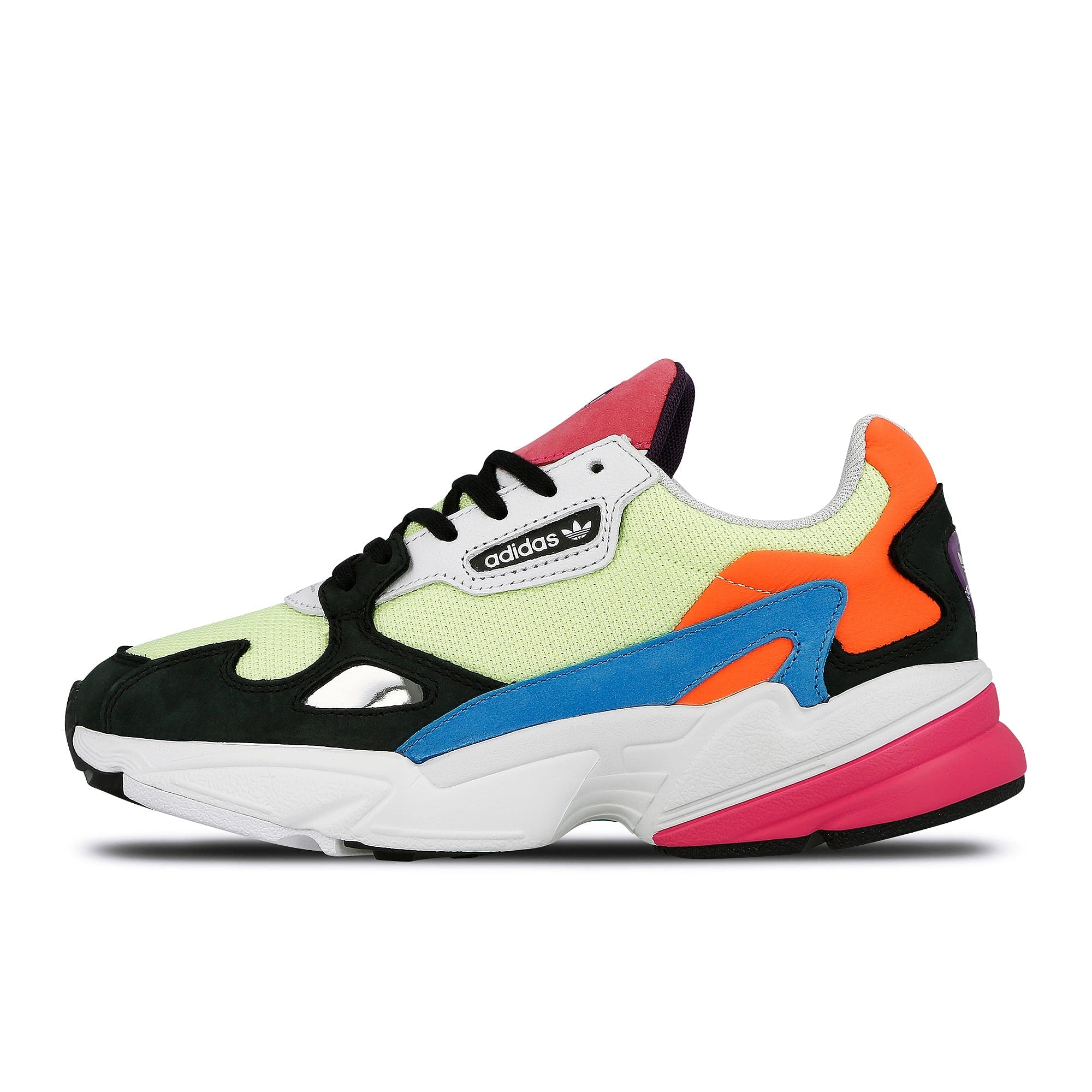 adidas wmns falcon Hi Res Yellow / Hi Res Yellow / Core Black CG6210 | Overkill