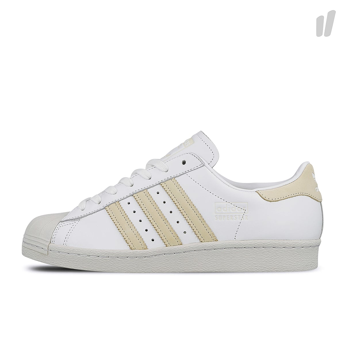 adidas superstar 80s Footwear White-Ecru Tint-Crystal White Sneakers CG7085 | Overkill