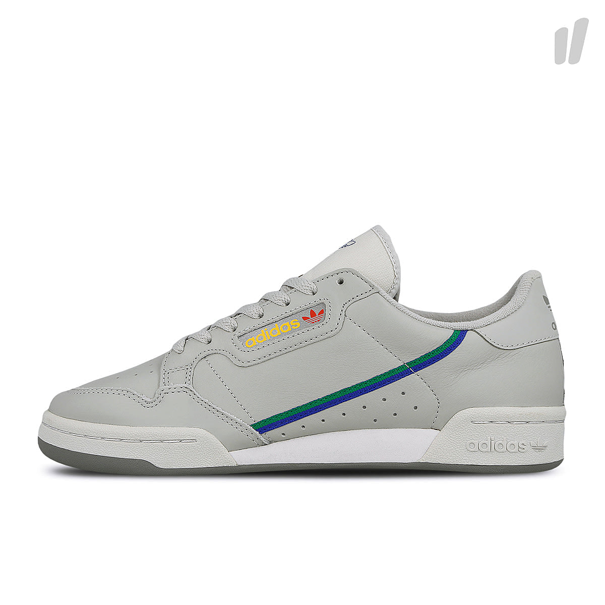 adidas continental 80 Grey Two-Grey One-Scarlet Sneakers CG7128 | Overkill