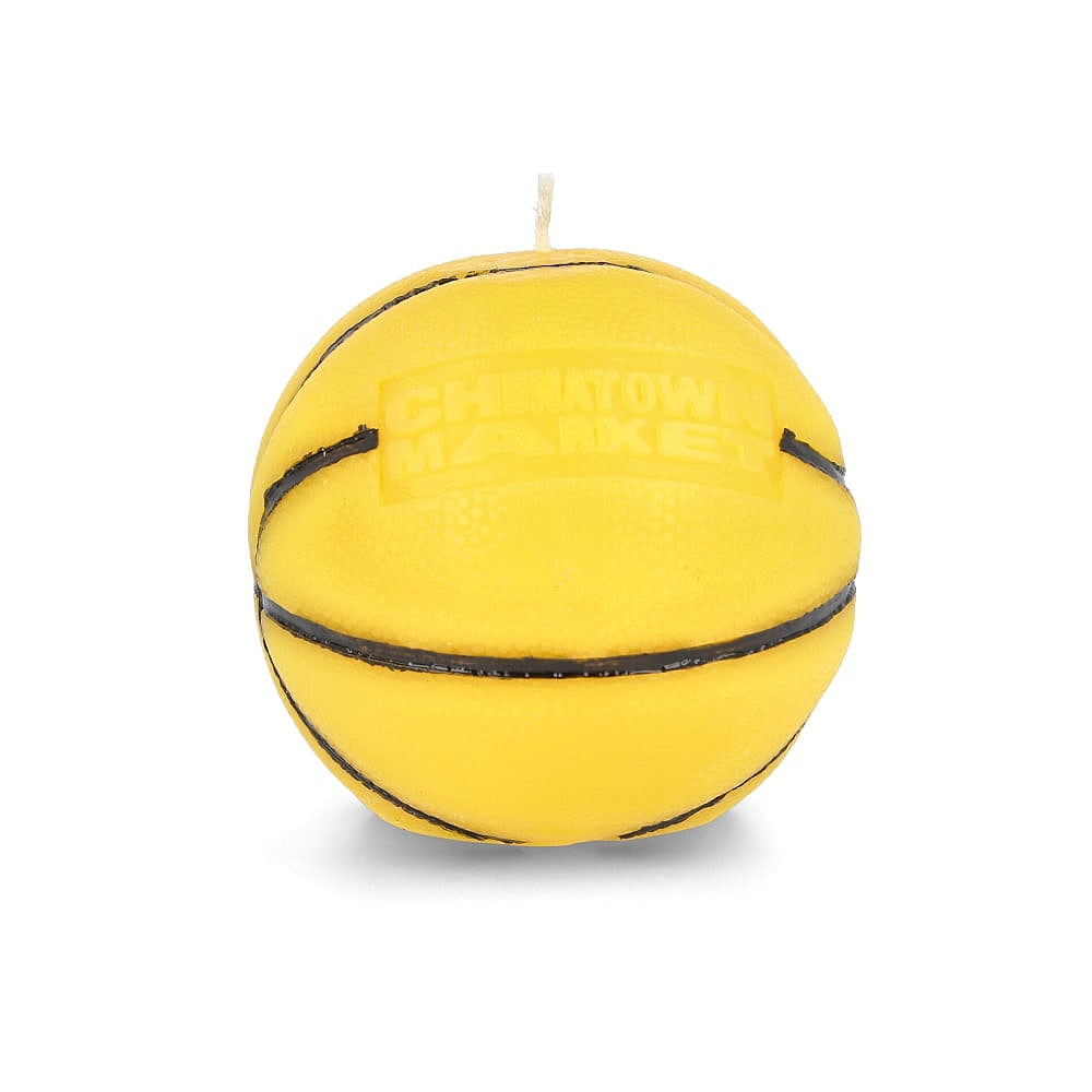 Market Smiley Mini Basketball Candle Yellow Incense & Candles Material | Overkill