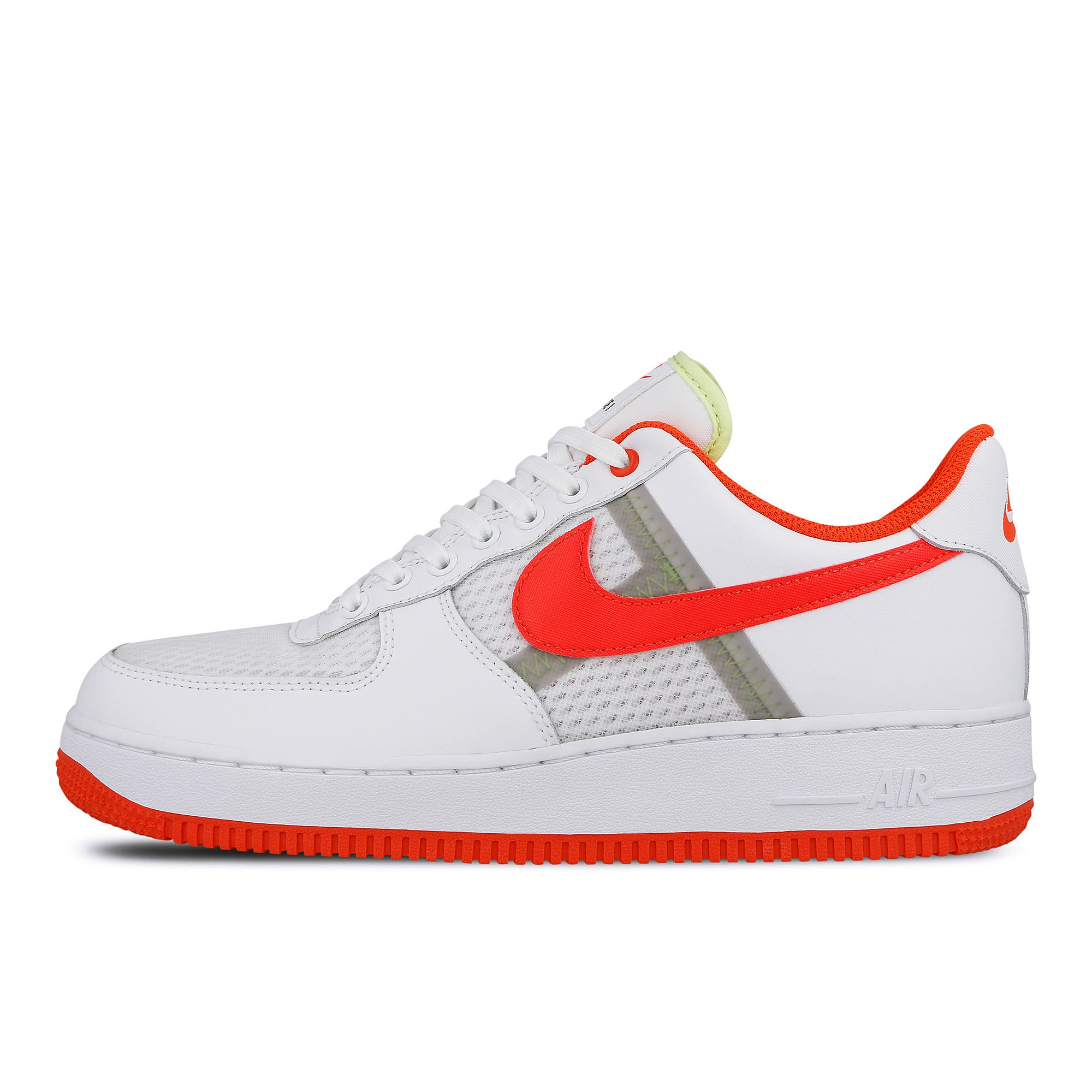Nike air force 1 '07 lv8 White-Bright Crimson - Barely Volt Low Top Sneakers CI0060 102 | Overkill