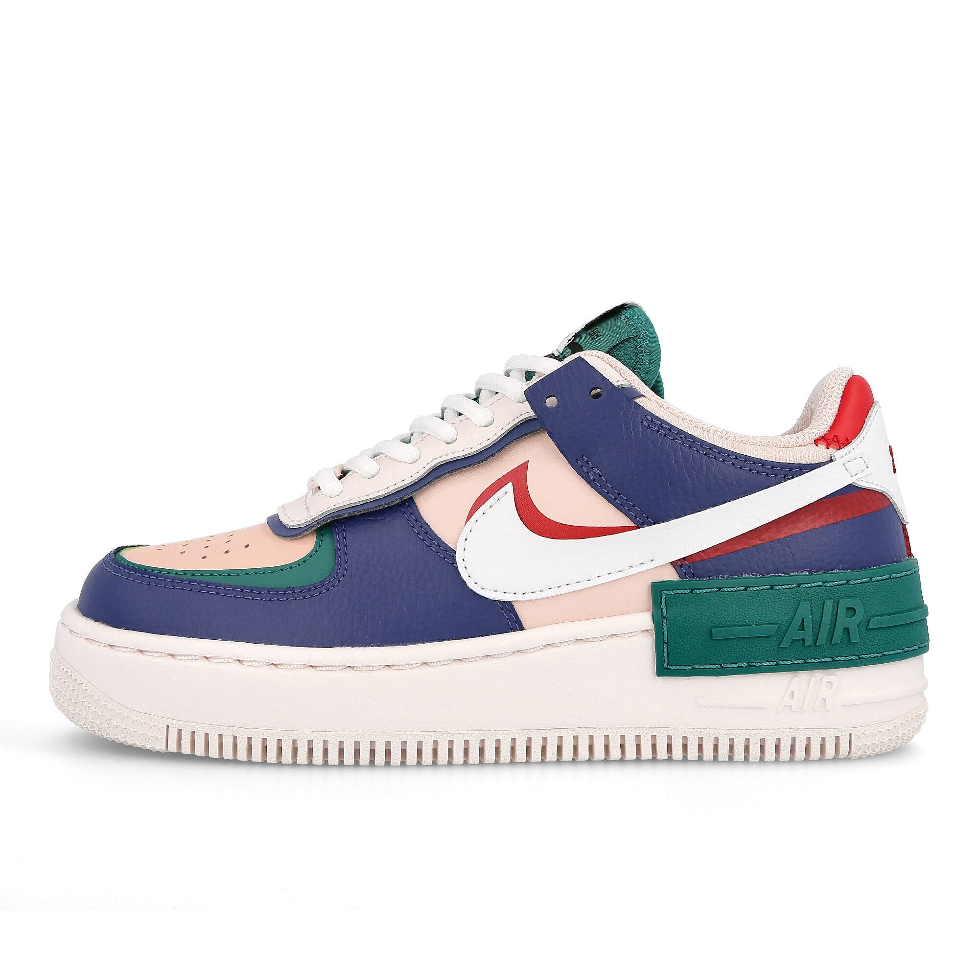 Nike wmns air force 1 shadow Mystic Navy / White - Echo Pink - Gym Red Low Top Sneakers CI0919 400 | Overkill