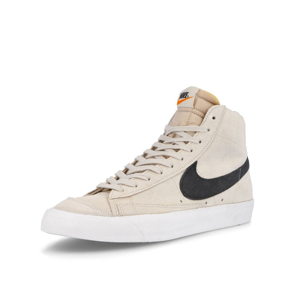 Nike blazer mid 77 suede Lt Orewood Brn-Black - White Mid Top Sneakers Close Up | Overkill