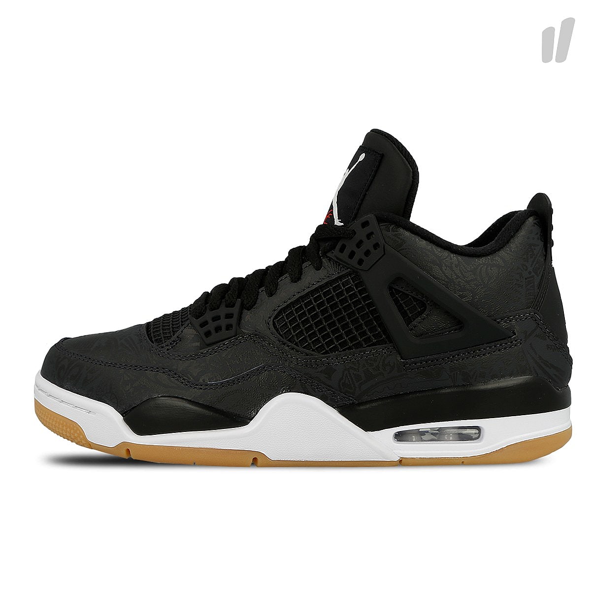 Jordan Air Jordan 4 Retro SE Black-White - Gum Light Brown Mid Top Sneakers CI1184 001 | Overkill