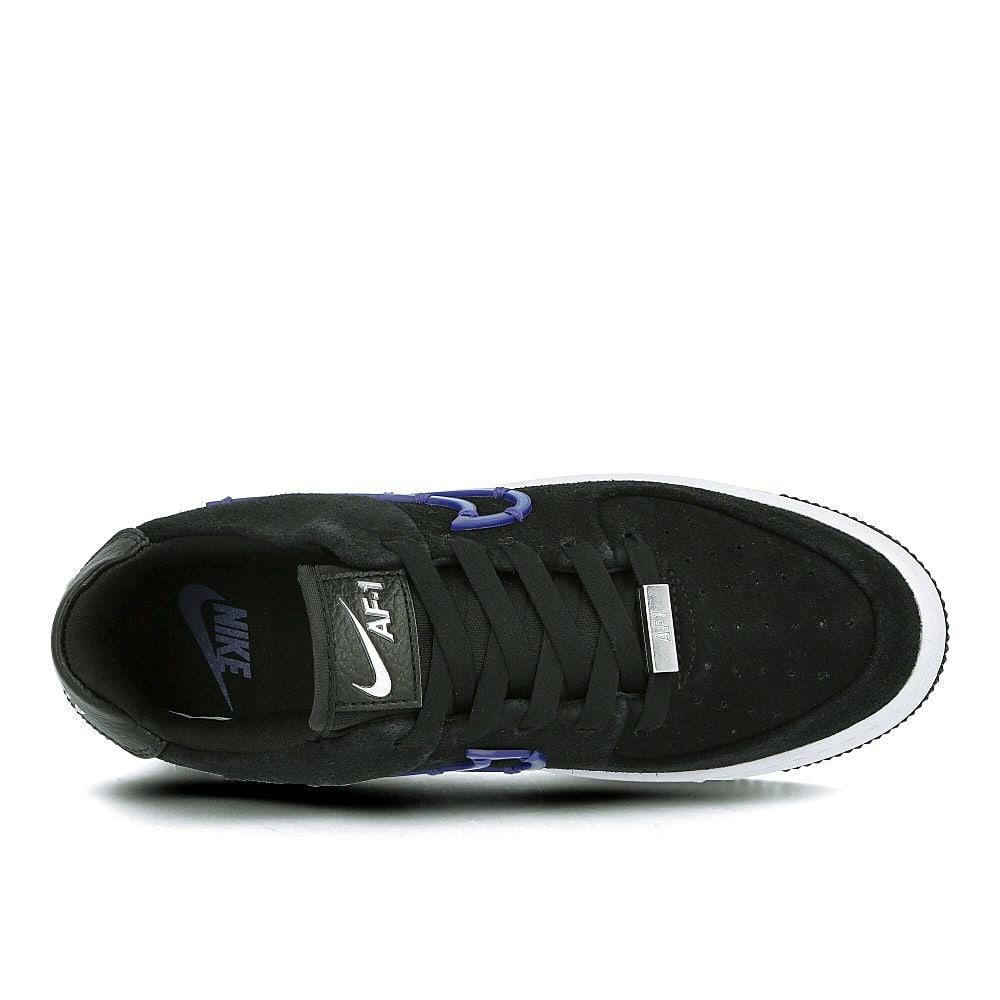 Nike wmns air force 1 sage low lx Black-Deep Royal Blue - Metallic Silver Low Top Sneakers Detailfoto | Overkill