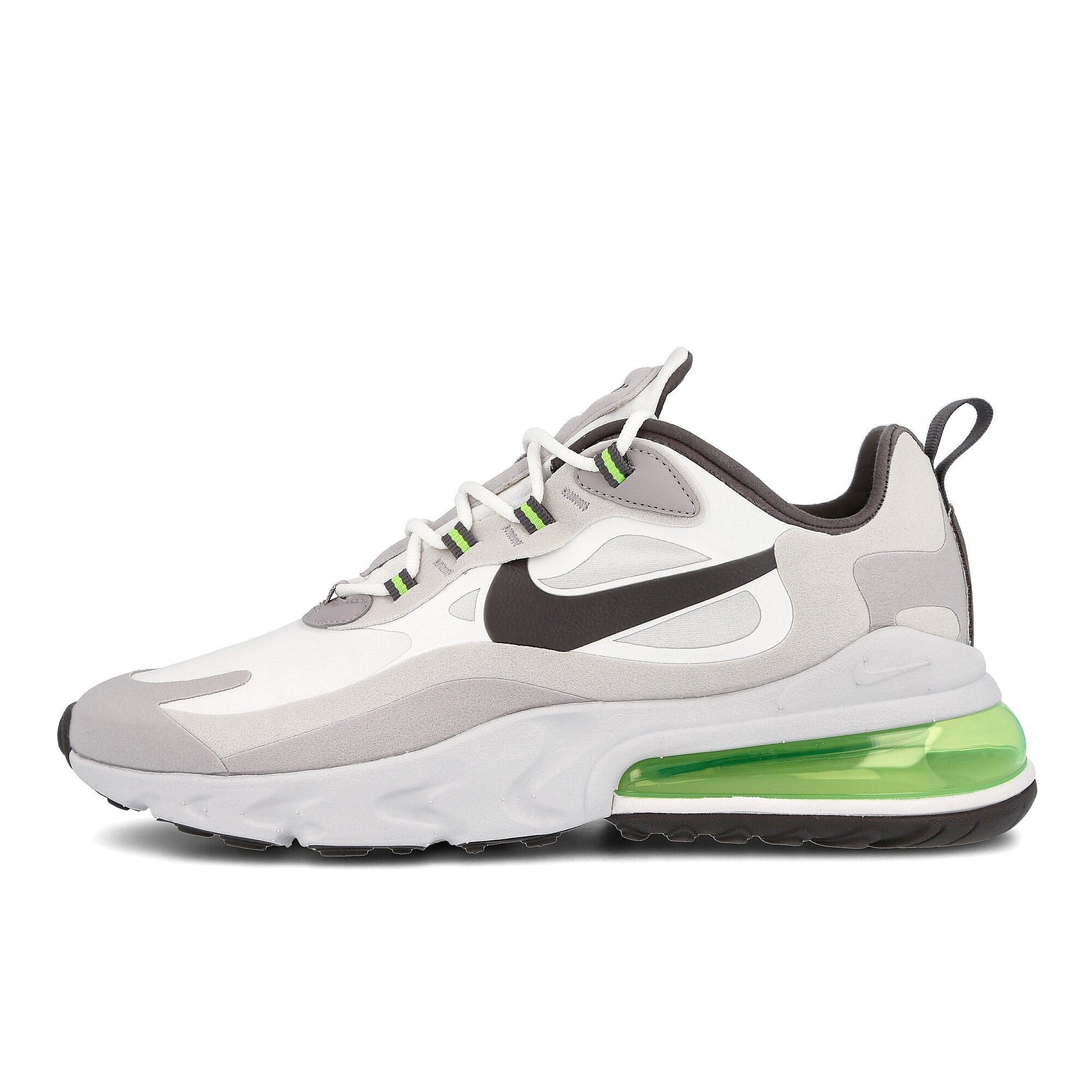 Nike air max 270 react Summit White / Electric Green - Vast Grey CI3866 100 | Overkill