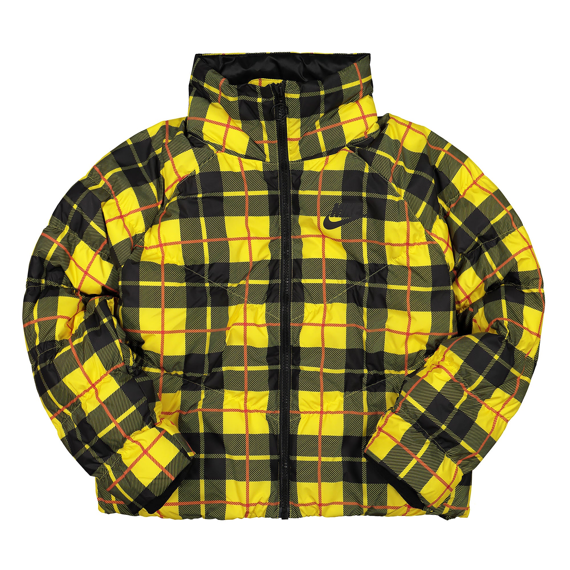 Nike Wmns Synthetic Fill Jacket Statement AOP PD Chrome Yellow / Black Jackets CI5021 703 | Overkill