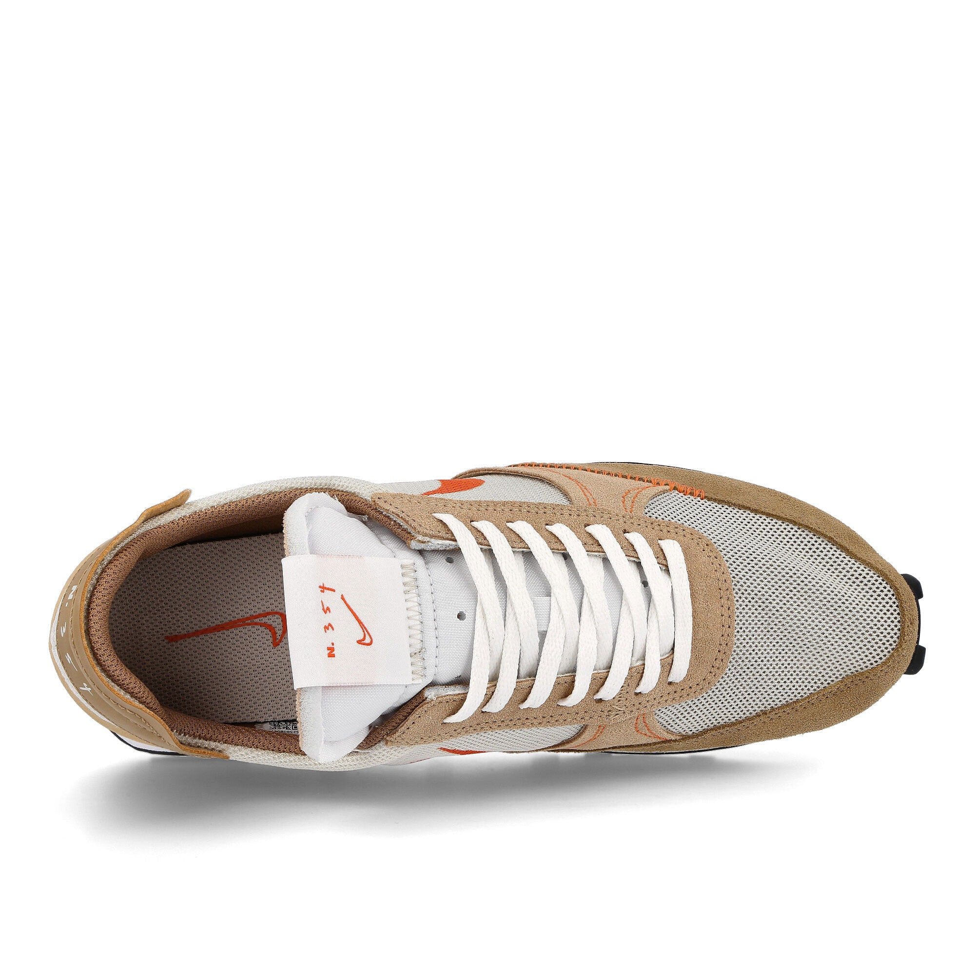 Nike daybreak type Light Bone-Orange - Hemp - Dark Driftwood Low Top Sneakers Detailfoto | Overkill