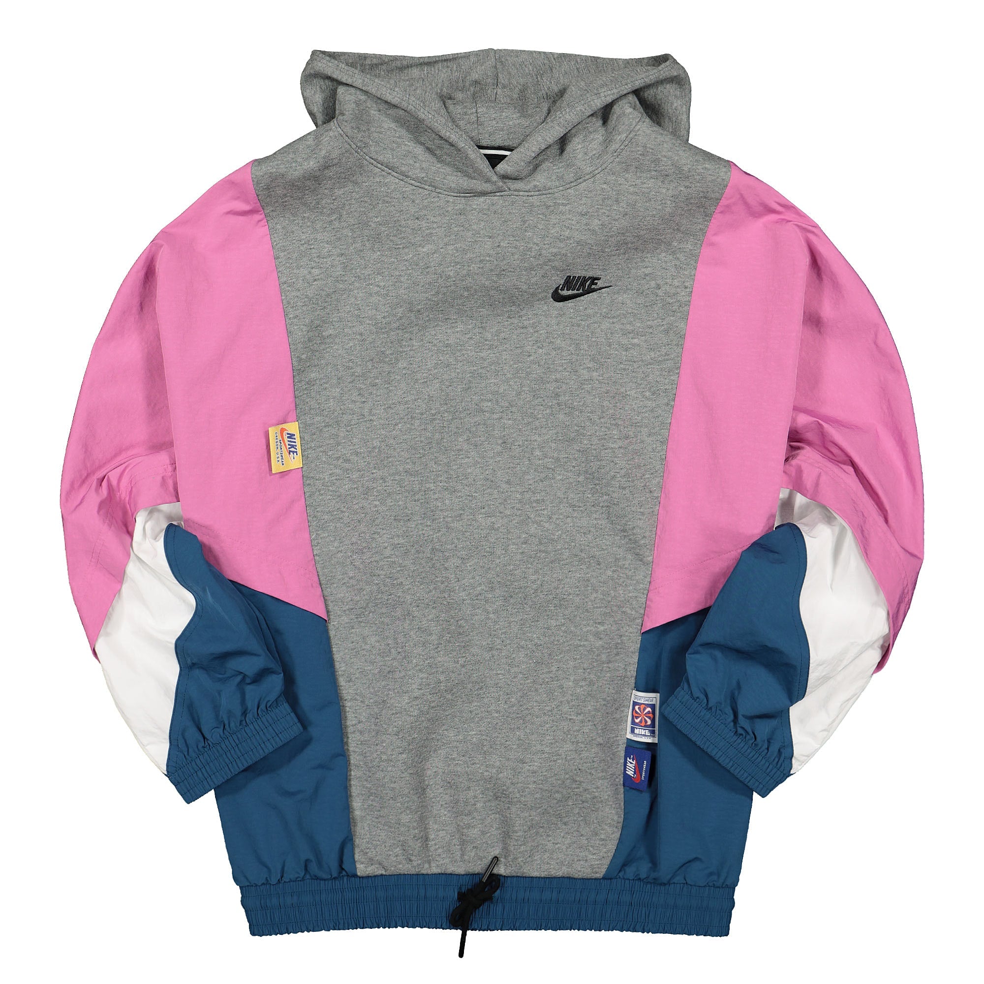 Nike Wmns ICN CLSH PO Hoodie Mix OS Carbon Heather Hoodies CJ2029 677 | Overkill