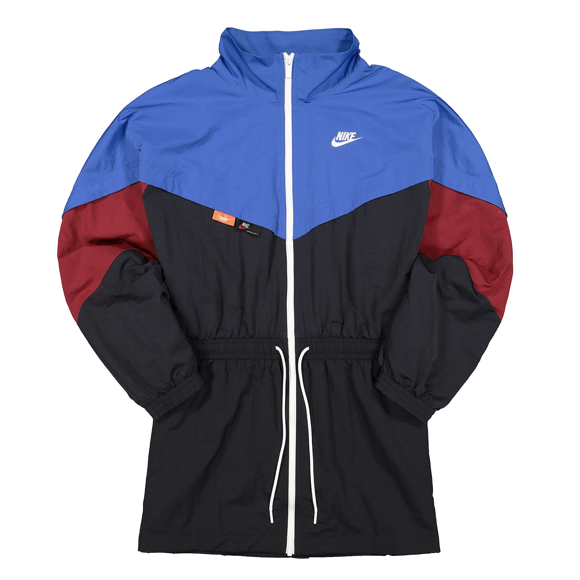 Nike Wmns NSW ICN CLSH Track Jacket Woven Game Royal Track Jackets CJ2046 480 | Overkill