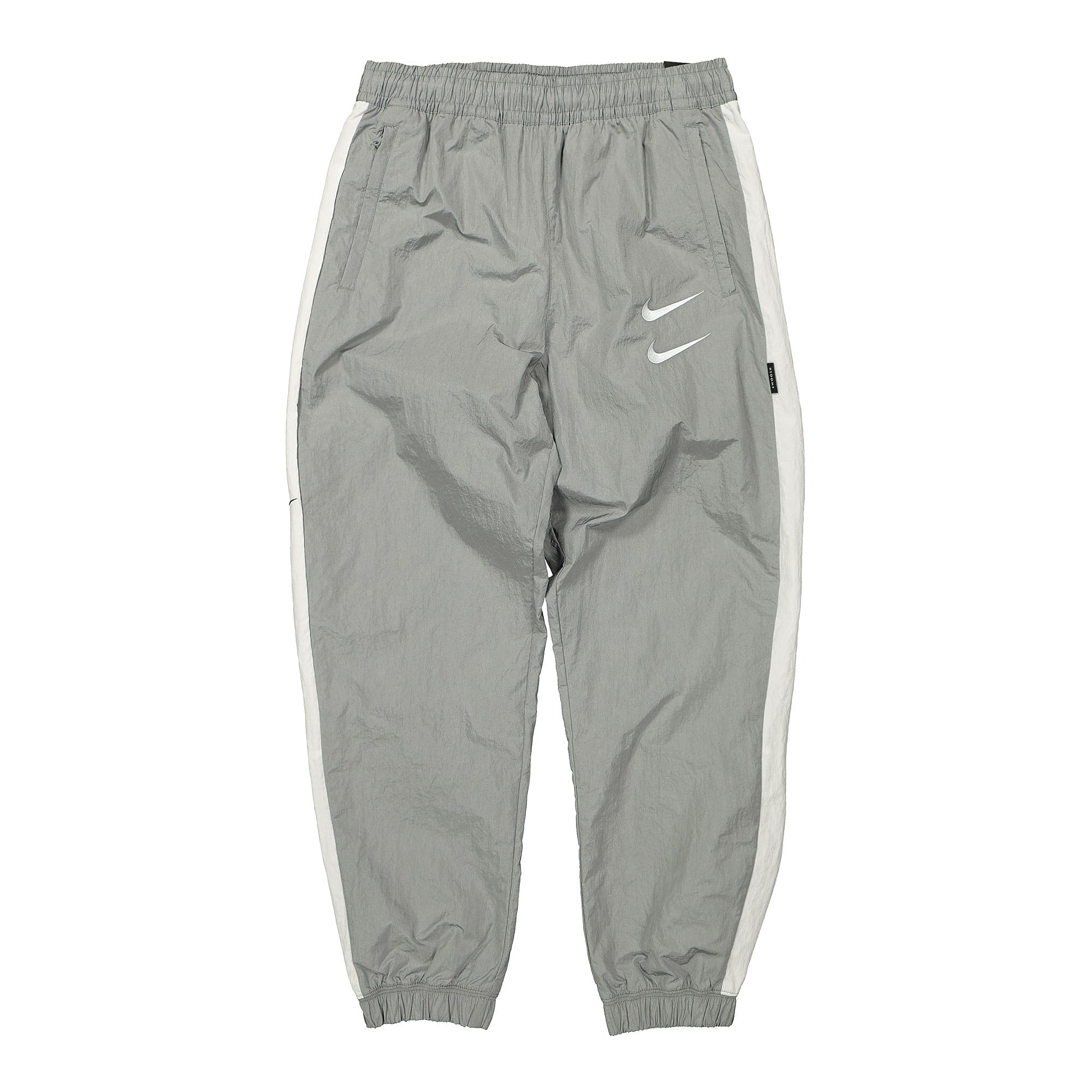 Nike NSW Swoosh Pant Woven Particle Grey / White - White Sweat & Track Pants CJ4877 073 | Overkill