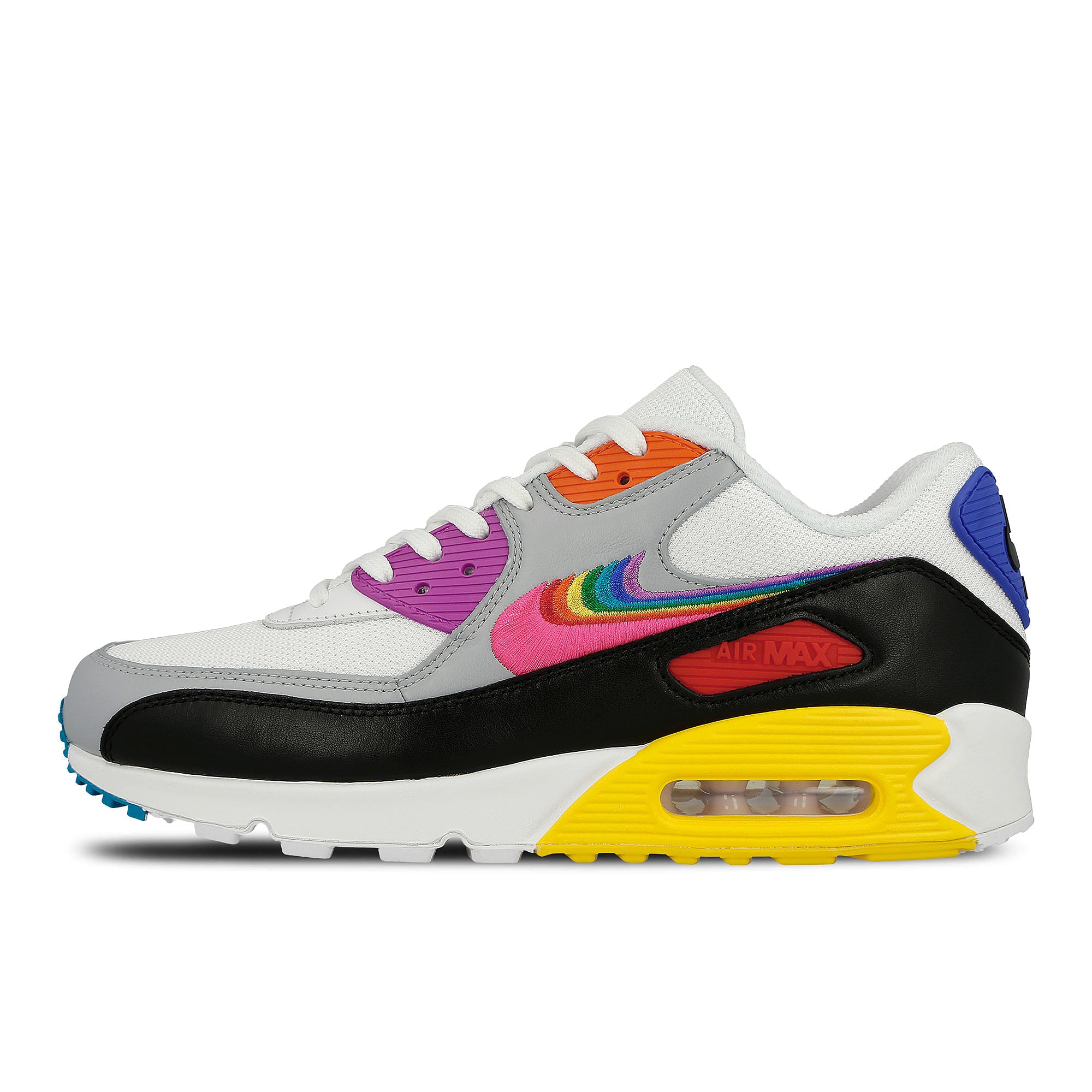 Nike air max 90 betrue White-Multi Color - Black - Wolf Grey Low Top Sneakers CJ5482 100 | Overkill