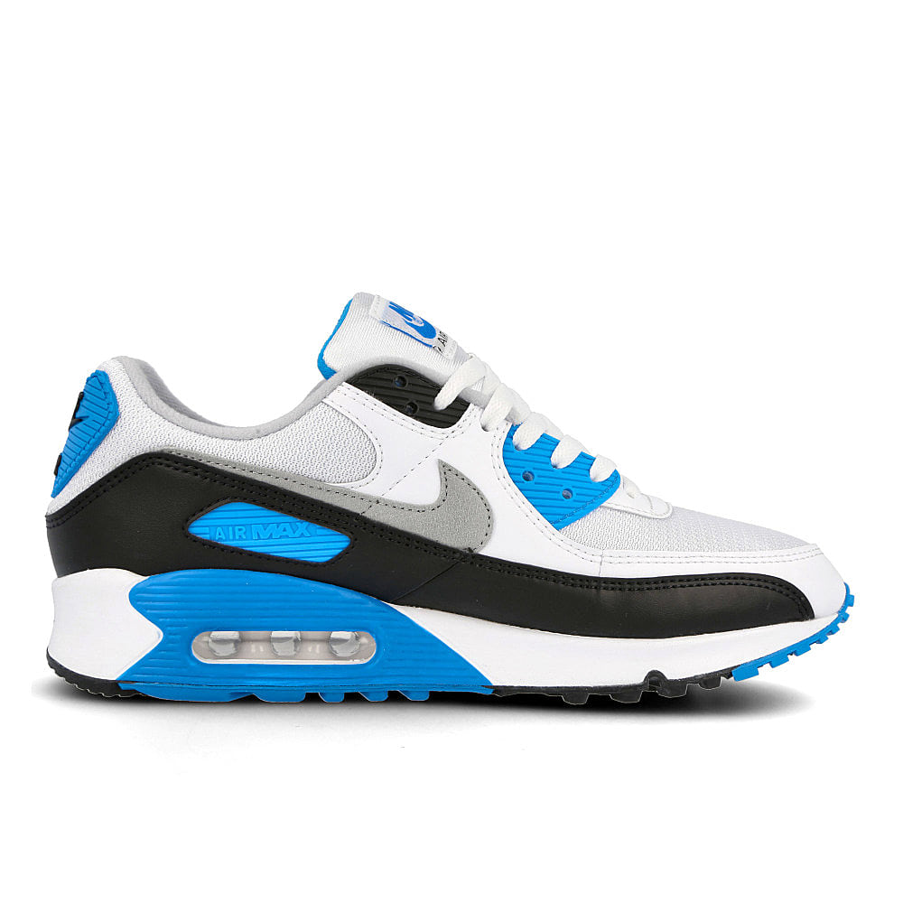 Nike air max iii White-Black - Grey Fog - Lase Blue Sneakers Silhouette | Overkill