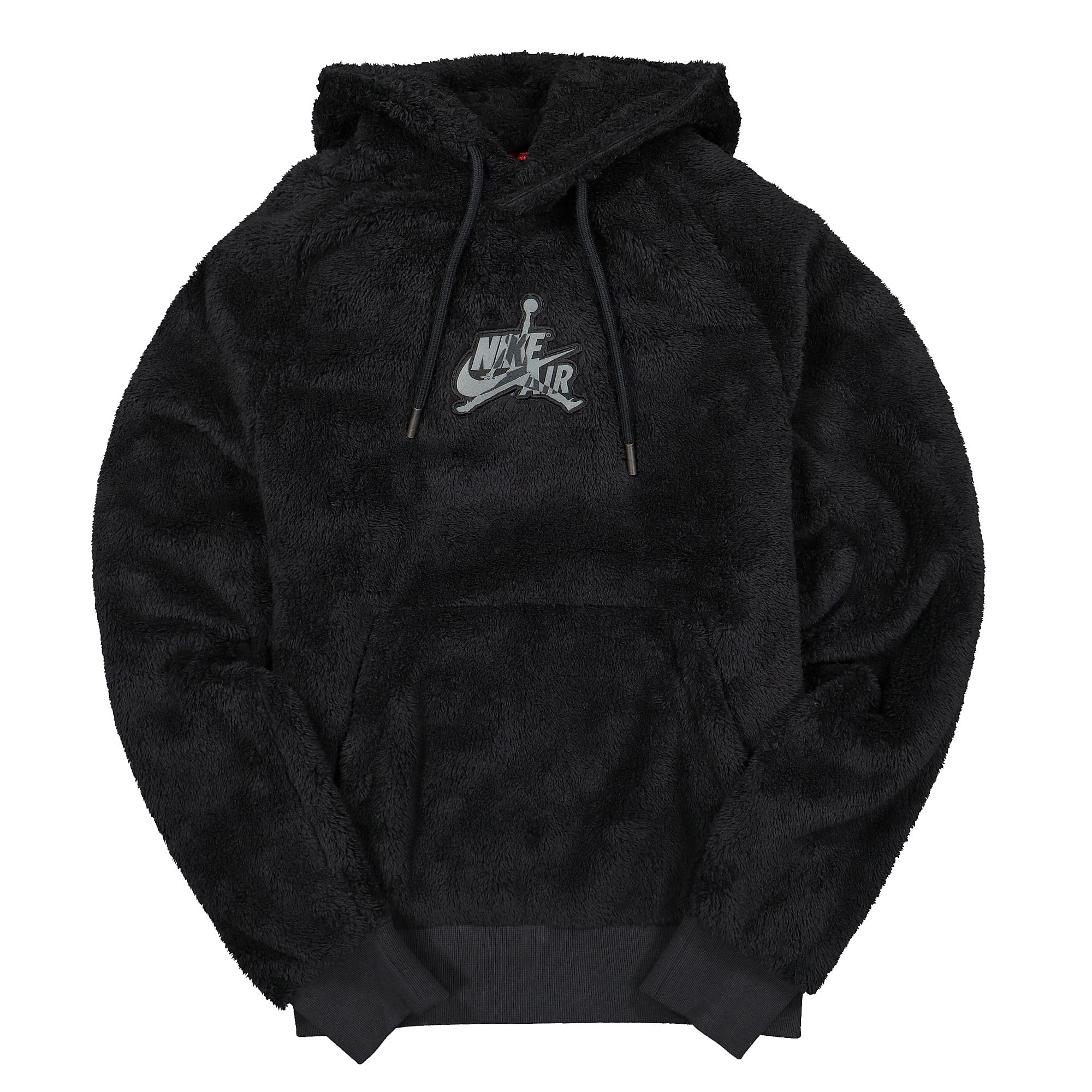Jordan Air Jordan Wings Sherpa Solid Pullover Black / Black Sweatshirts CJ7784 010 | Overkill