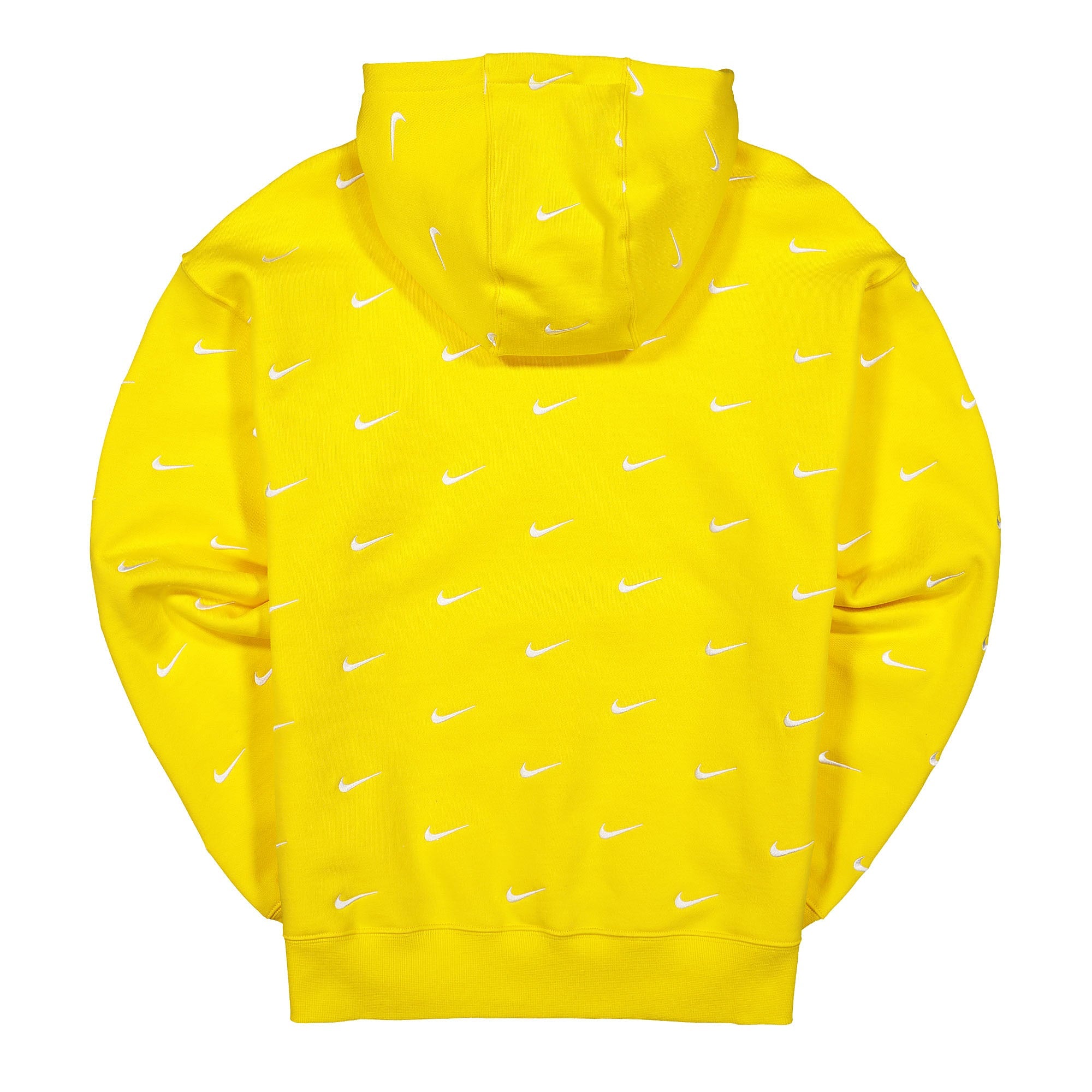 Nike NRG Swoosh Logo Hoodie Chrome Yellow Hoodies Material | Overkill