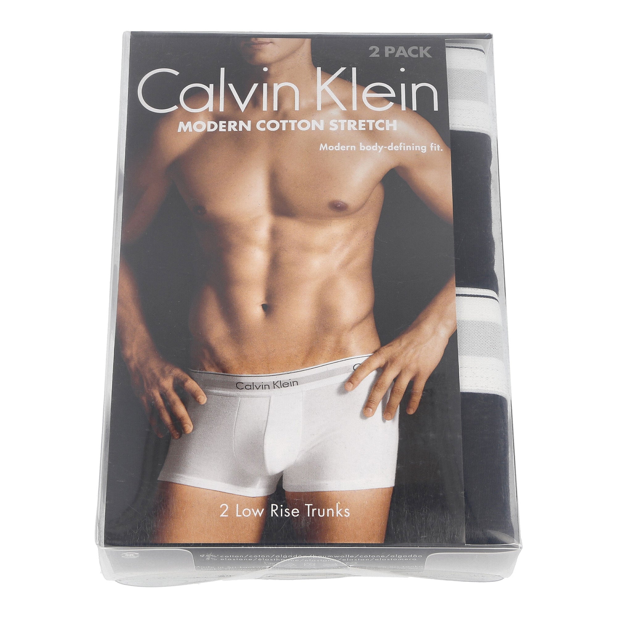 Calvin Klein 2 pack low rise trunk Black Underwear NB1541A-001 | Overkill