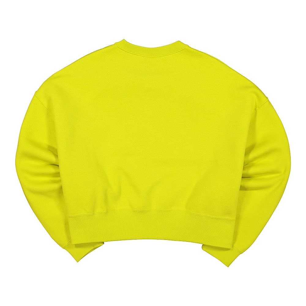 Nike Wmns NSW Crew Fleece Trend High Voltage / White Sweatshirts Material | Overkill