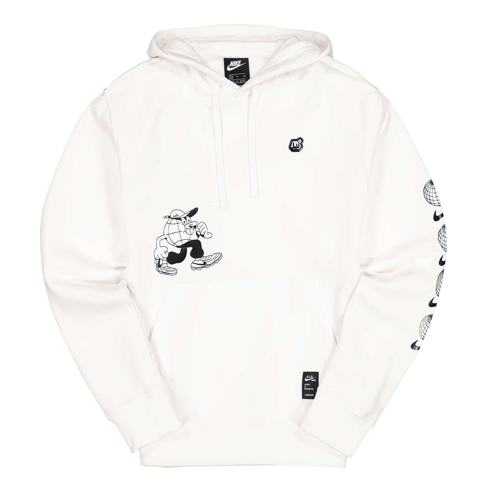 Nike Lugosis x Nike Sportswear Fleece Pullover Hoodie White Hoodies CK2991 100 | Overkill