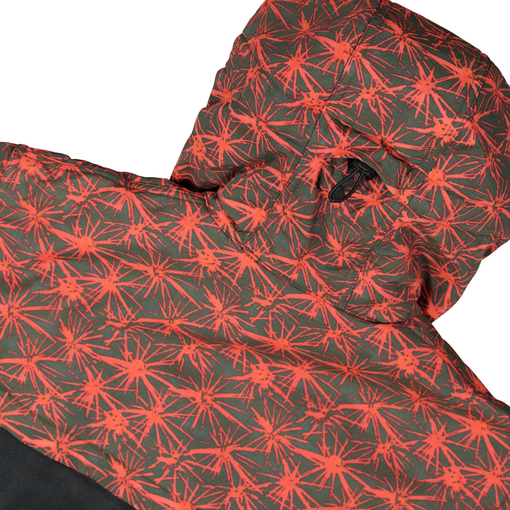 Nike ACG AOP Light Weight Fleece Jacket Black / Rush Red Fleece Jackets Detailfoto | Overkill