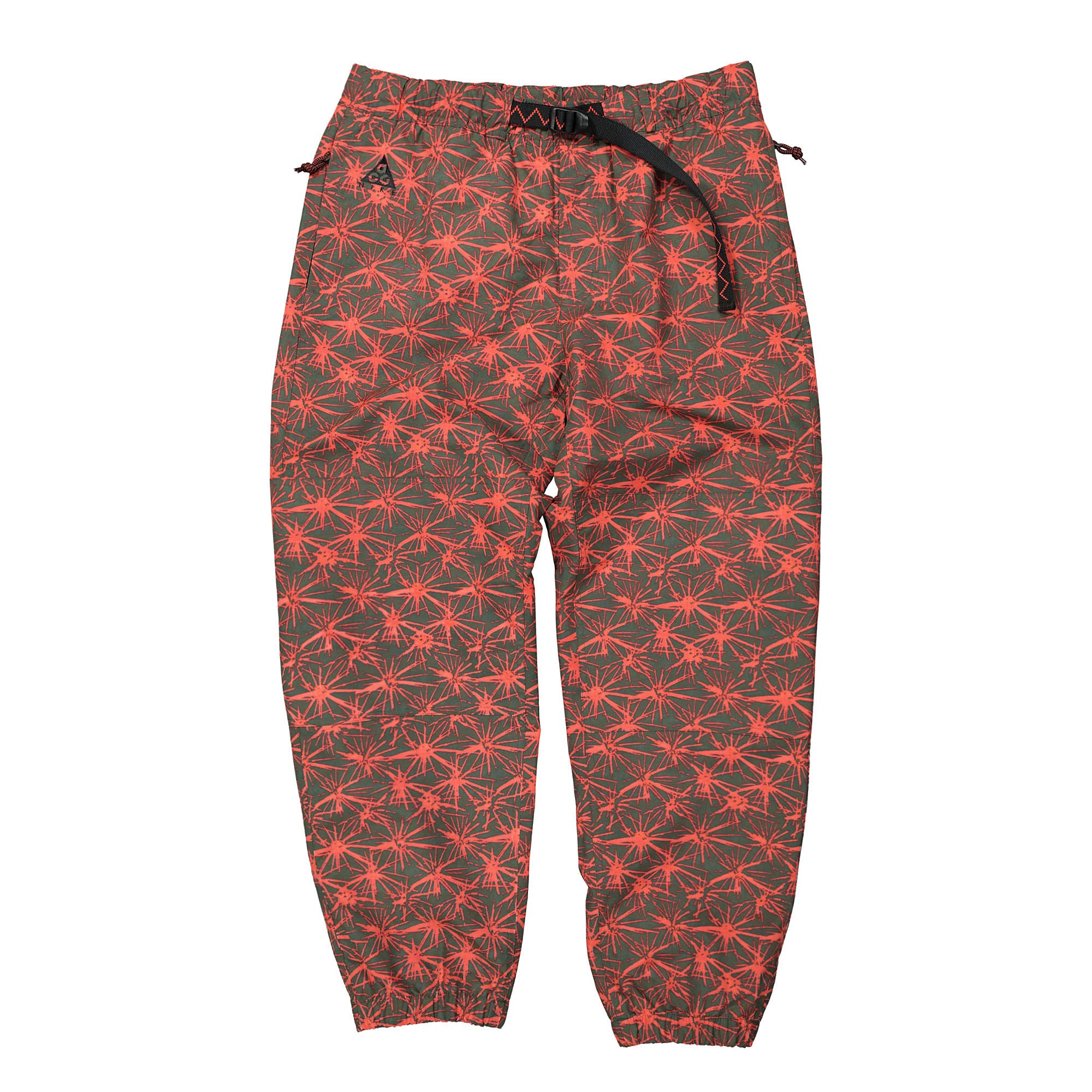 Nike ACG AOP Trail Pant Rush Red / Black Sweat & Track Pants CK3108 675 | Overkill