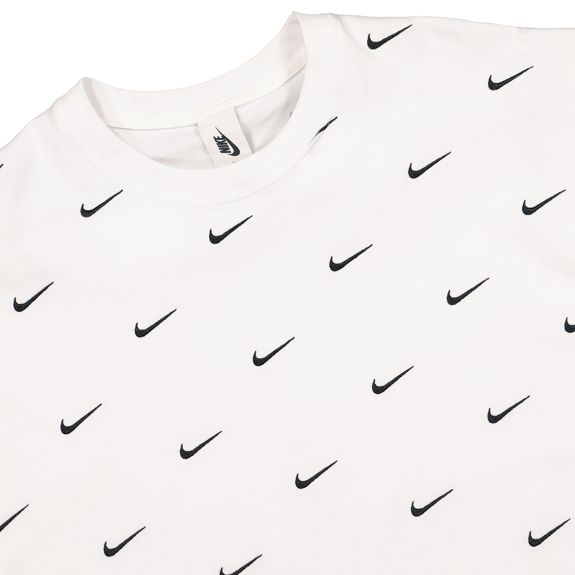 Nike NRG Swoosh Logo Tee White T-Shirts Close-up | Overkill