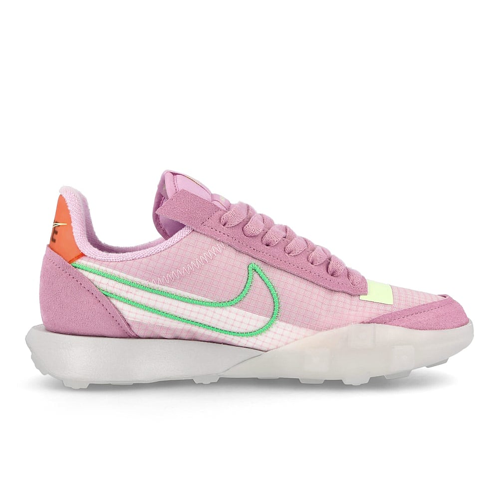 Nike wmns waffle racer 2x Light Arctic Pink-Poison Green - Grey Fog Sneakers Silhouette | Overkill