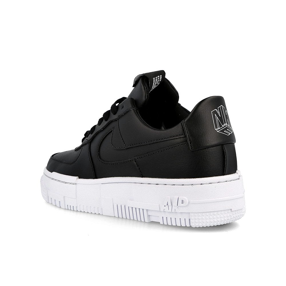 Nike wmns air force 1 pixel Black-Black - White - Black Low Top Sneakers Material | Overkill