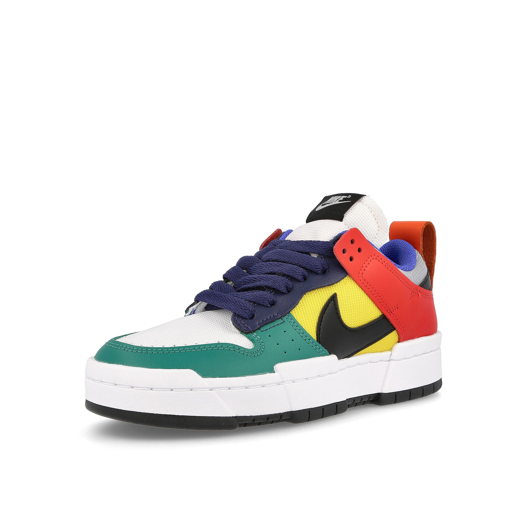Nike wmns dunk low disrupt Wolf Grey-Black - Tour Yellow Low Top Sneakers Close Up | Overkill