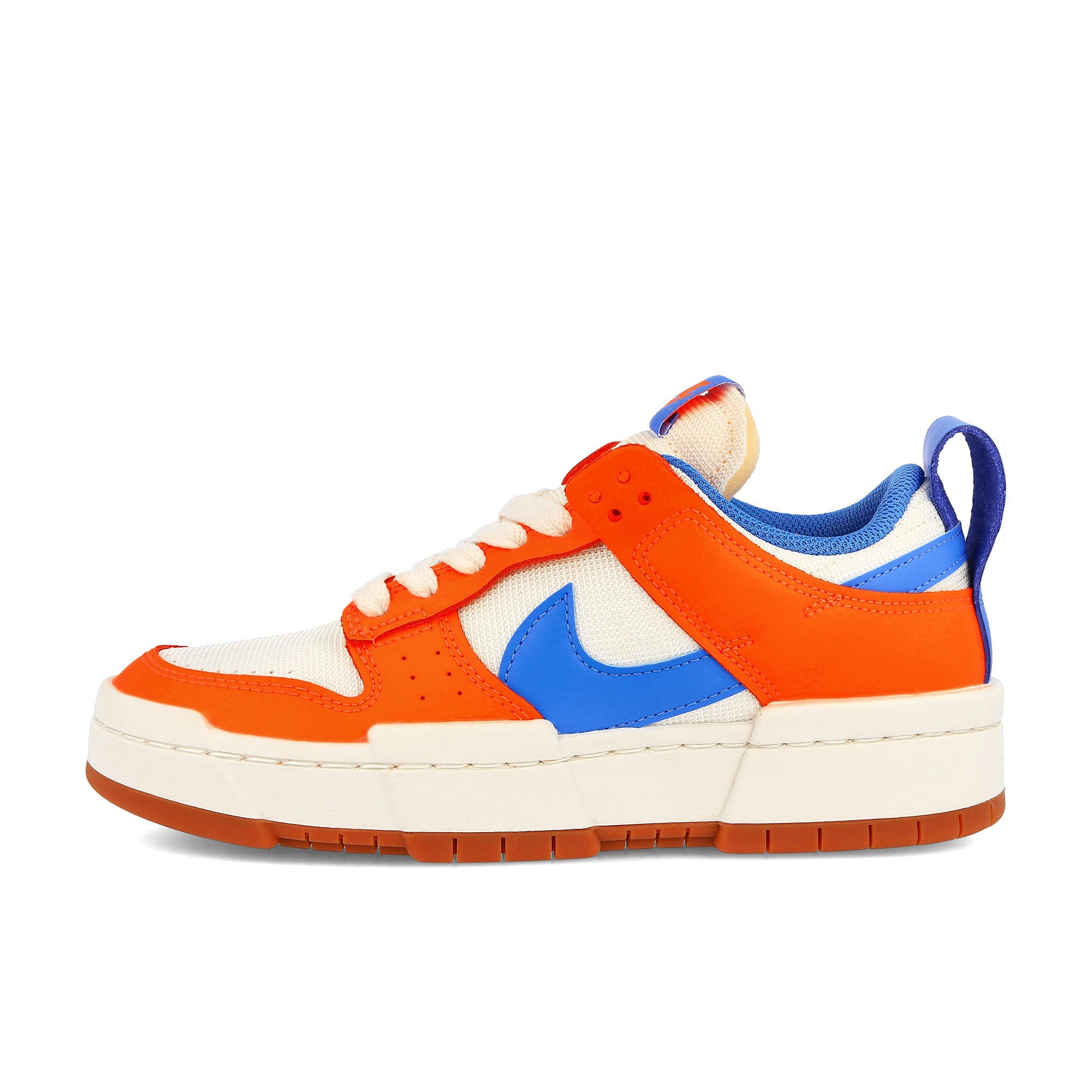 Nike wmns dunk low disrupt Sail-Light Photo Blue - Total Orange Low Top Sneakers CK6654 104 | Overkill